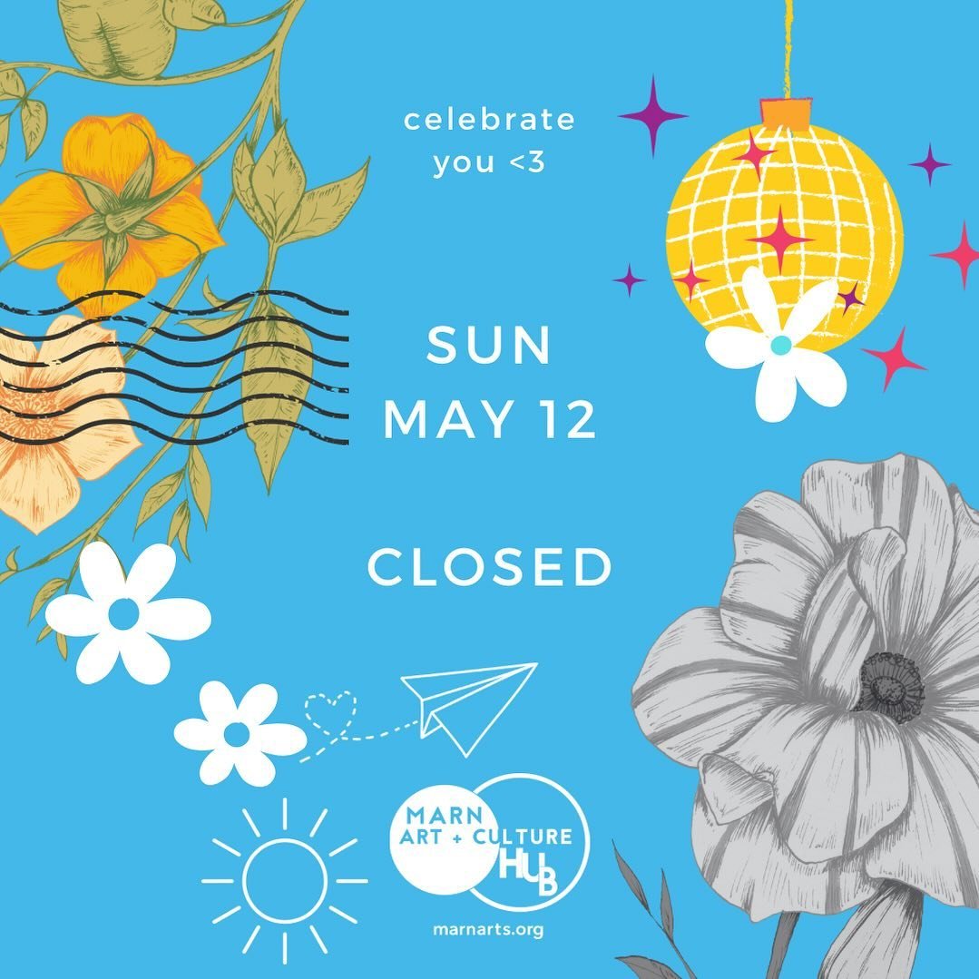 The HUB is closed Sunday, May 12th. 

Celebrate you. Celebrate someone you love in the mean time. 💛

Regular May Hours resume 05.13

Monday - Tuesday CLOSED
Wednesday - Friday 4PM-8PM
Saturday - Sunday 11AM-6PM
