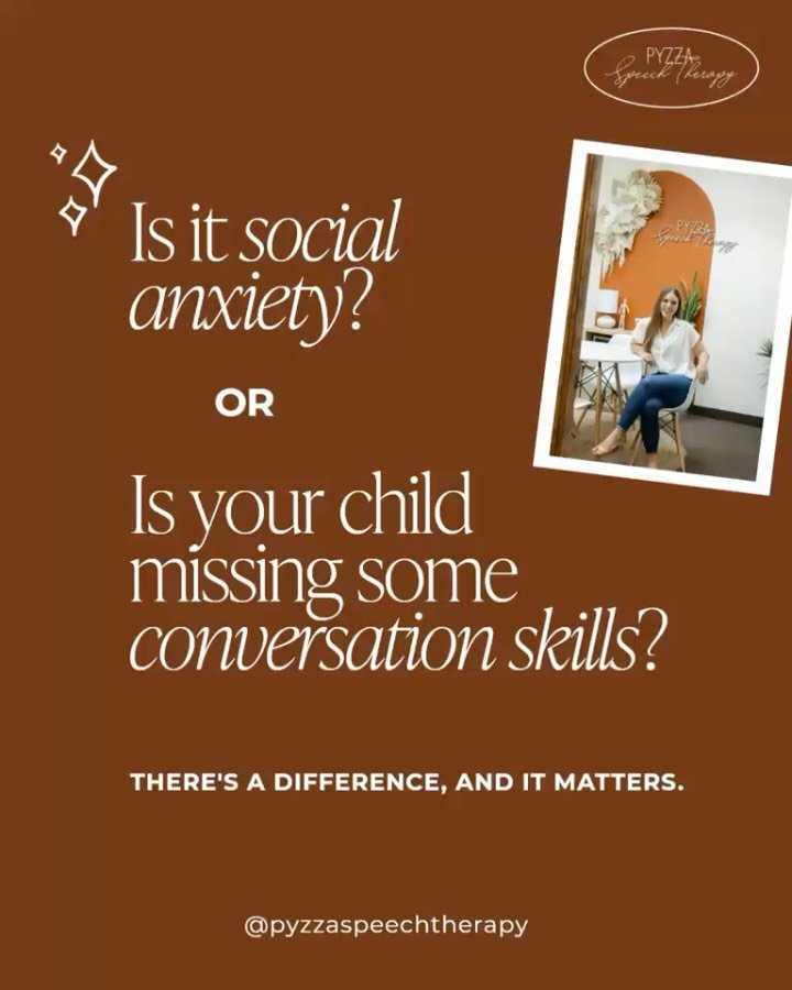 Social anxiety and conversation skills gaps can look almost identical from the outside.

Sometimes what looks like social anxiety is actually a conversation skills gap, and those two things need very different kinds of support.

When anxiety is the b
