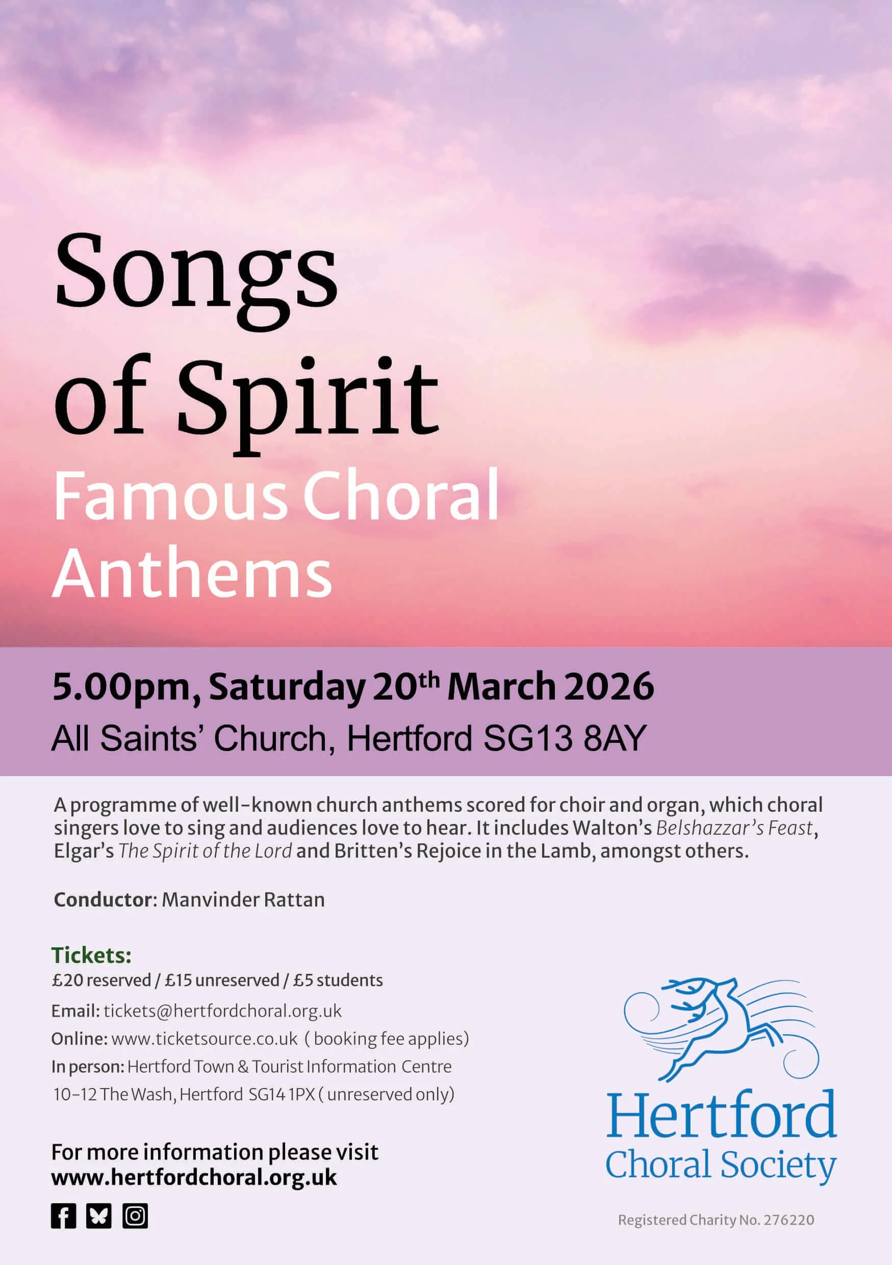 Songs of Spirit: Favourite Choral Anthems