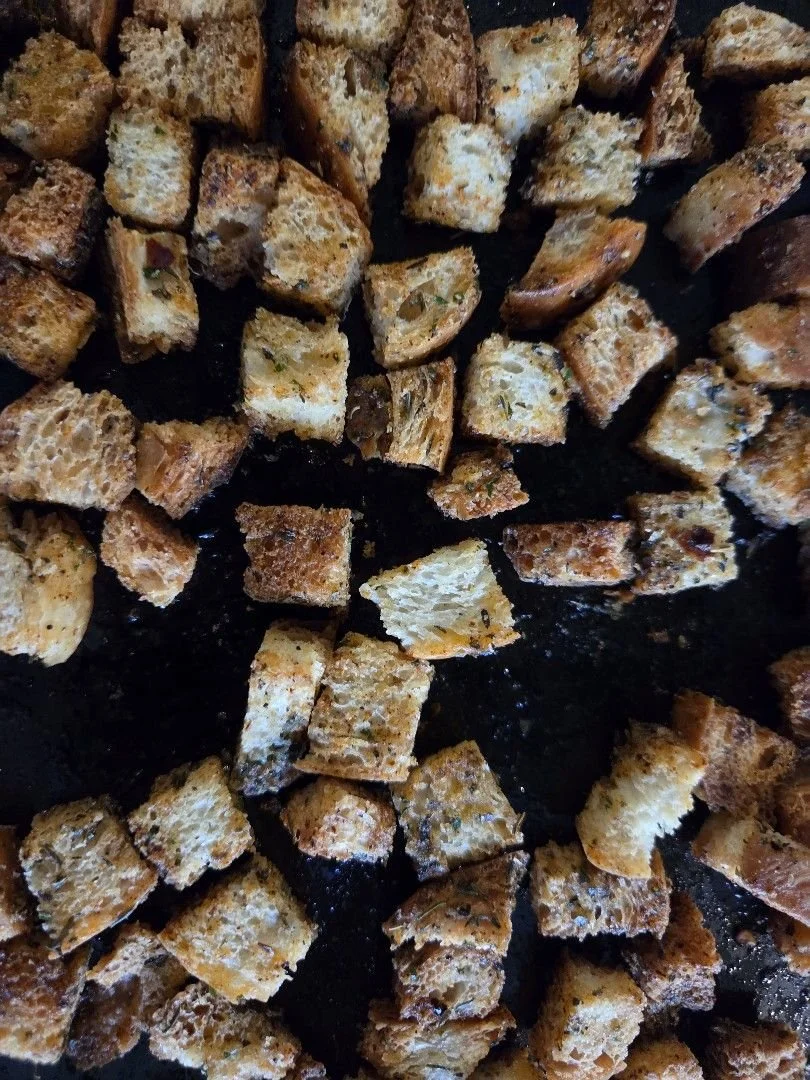 Smokey Garlic Italian Crouton Seasoning Crispy, Savory &amp; Packed with Flavor