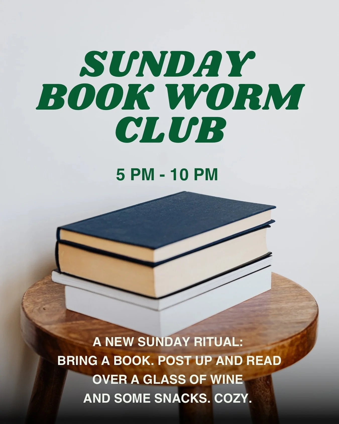Arrite folks, trying something new, inspired by you! 

📚 Sundays at Jadu are Bring Your Own Book night (a different kind of BYOB). 

📖 Come alone, or with another. Post up and get into that book you can&rsquo;t put down. Whether it&rsquo;s ACOTAR o
