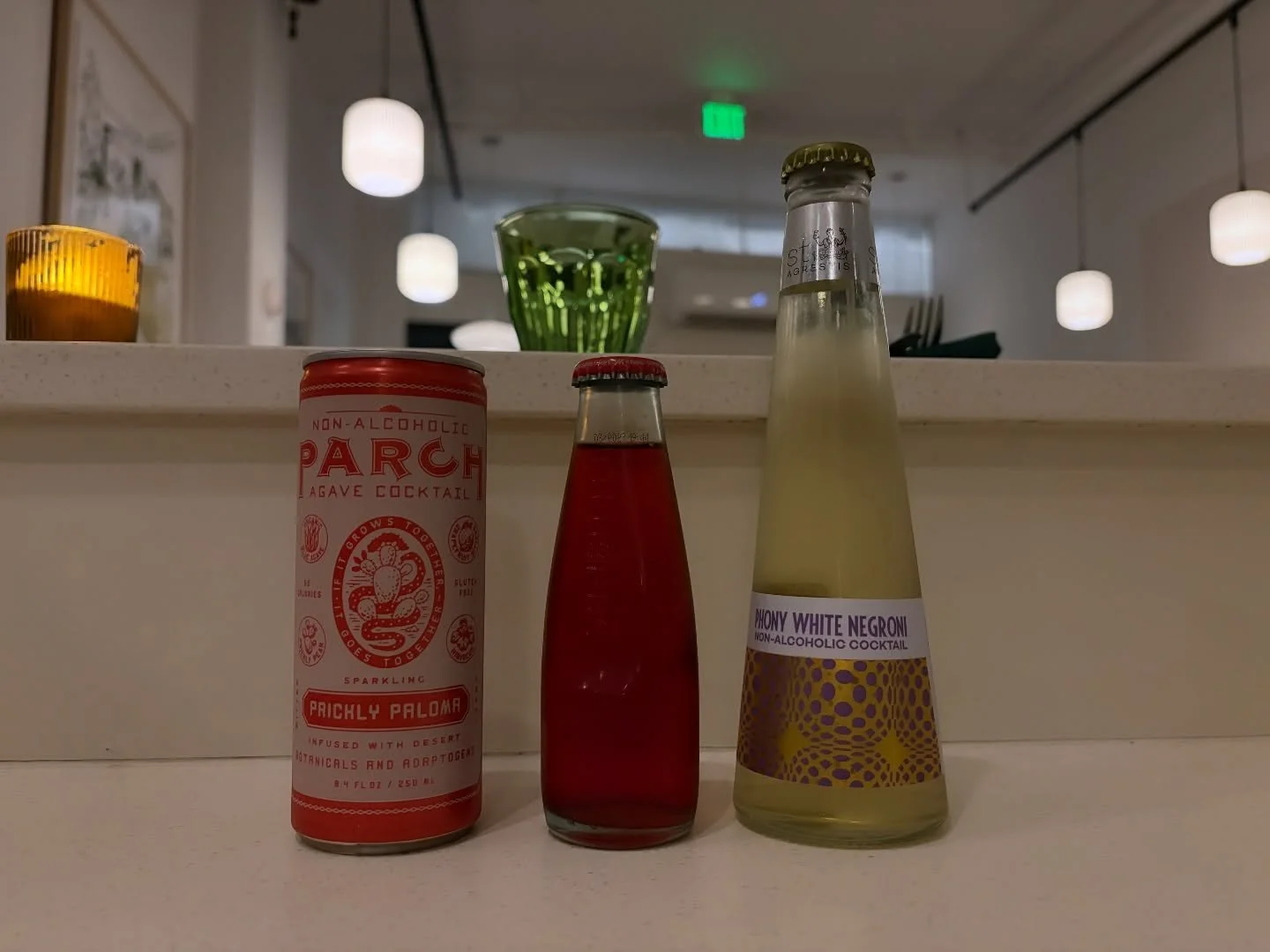 Yes, we&rsquo;re a wine bar&hellip;
But we contain multitudes! 
We always have a curated selection of non alcoholic bevvies for our sober, sober curious, and dry January friends. If that sounds like you, come catch a vibe, not a buzz 🐝 😉