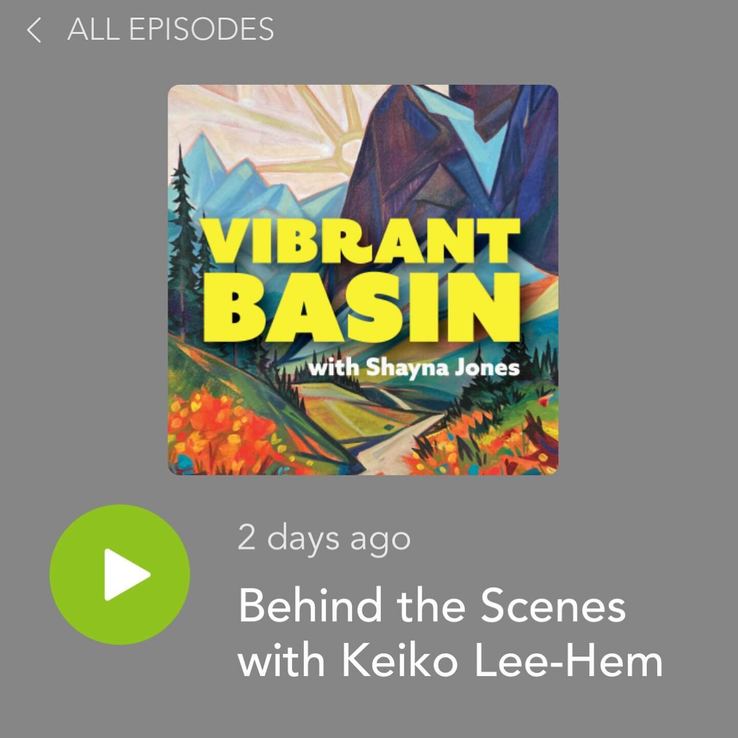 My behind-the-scenes episode on the Vibrant Basin podcast is live, friends! 💛

https://wkrac.podbean.com/e/keiko/

My first listen this morning had me literally sweating 😅 but afterwards I felt pretty proud. 

Shayna is such a warm interviewer, and
