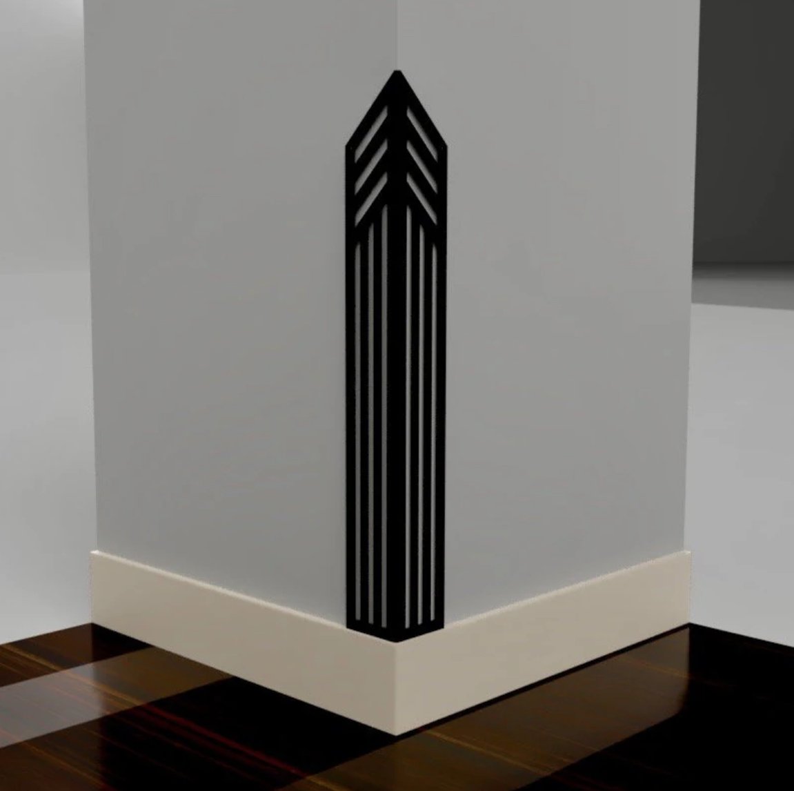 18” MOSS Corner Guard - Art Deco