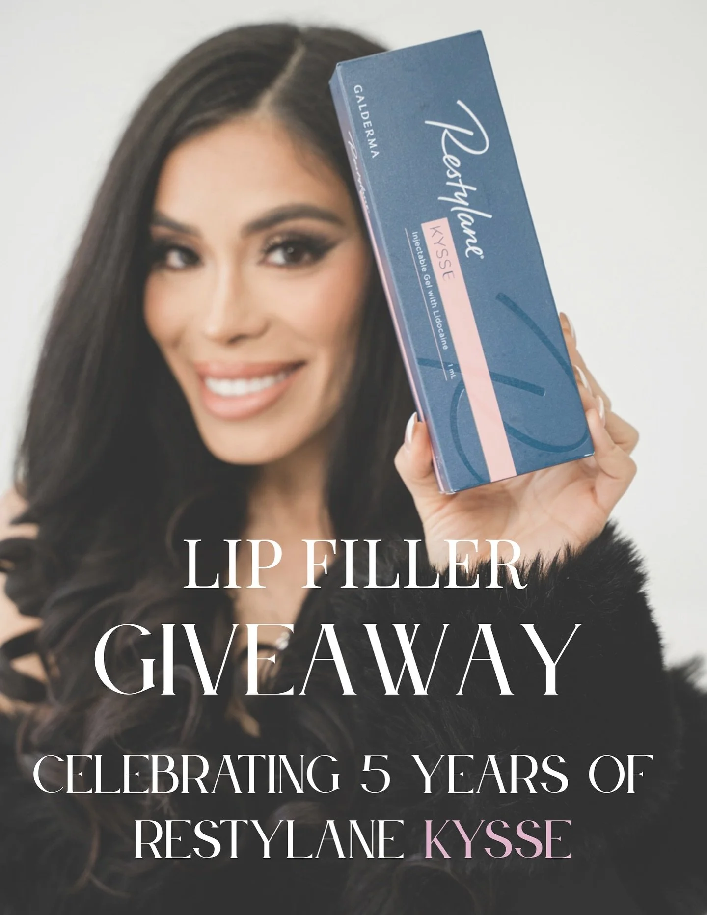 👄 KYSSABLE Lip Filler GIVEAWAY 👄

Giveaway includes:
1. Full syringe of Restylane KYSSE LIP FILLER
2. Christian DIOR Addict Lip Glow Butter Treatment (Set of 4)

To enter:
1. Follow my page @medicabymaria_pa
2. Like this post
3. Tag 3 of your bffs 