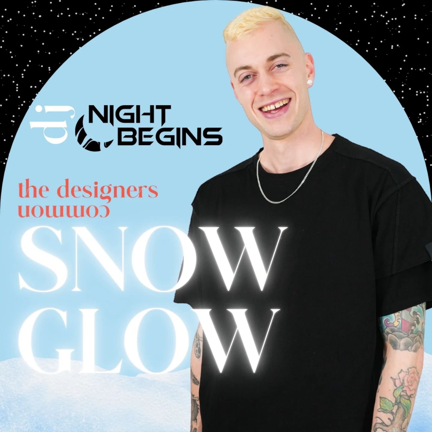 🚨 BIG NEWS 🚨 We've got @nightbeginsmusic on deck to keep the energy up at SNOW GLOW. He'll be playing all your favourites with a mix of holiday vibes thrown in to keep it festive 🎶 

November 15th, he's bringing the beats, and we're bringing the g