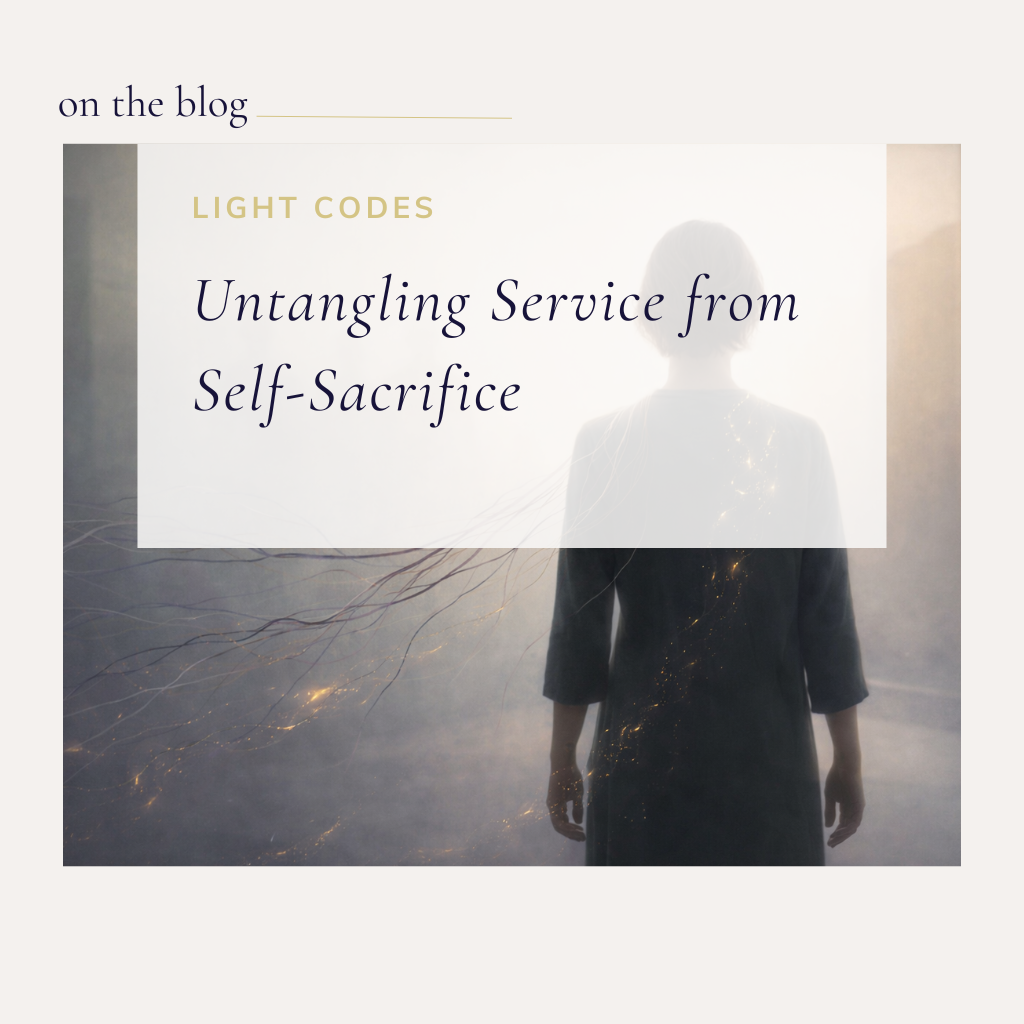 Untangling Service from Self-Sacrifice