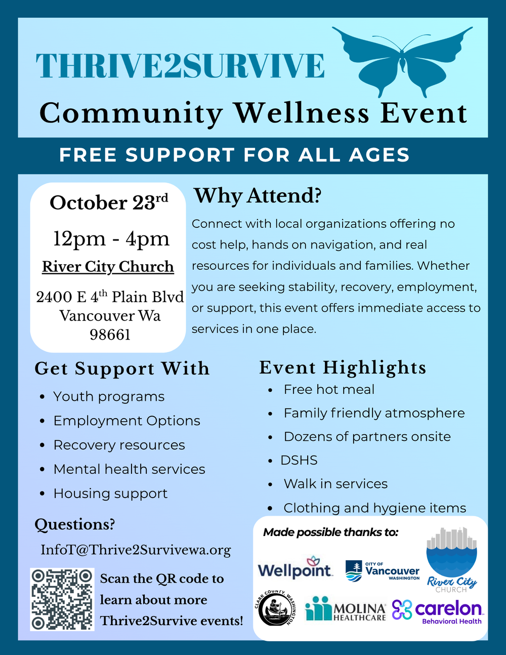 Events | Join Community Events Today — Thrive2Survive