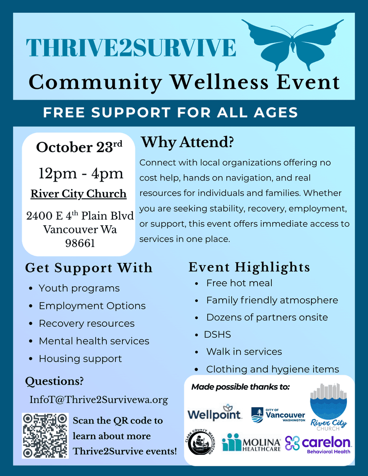 Events | Join Community Events Today — Thrive2Survive
