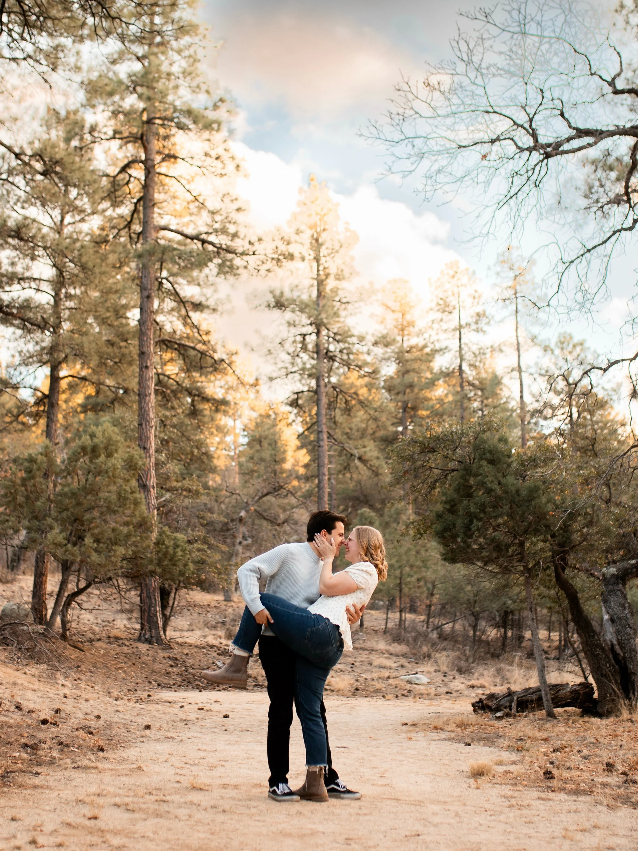 Congratulations Ellie and Parker! This adorable couple recently got married, and it had me thinking about our session I hadn&rsquo;t yet shared&hellip; I had the privilege of taking some engagement photos when they came to visit Prescott earlier this