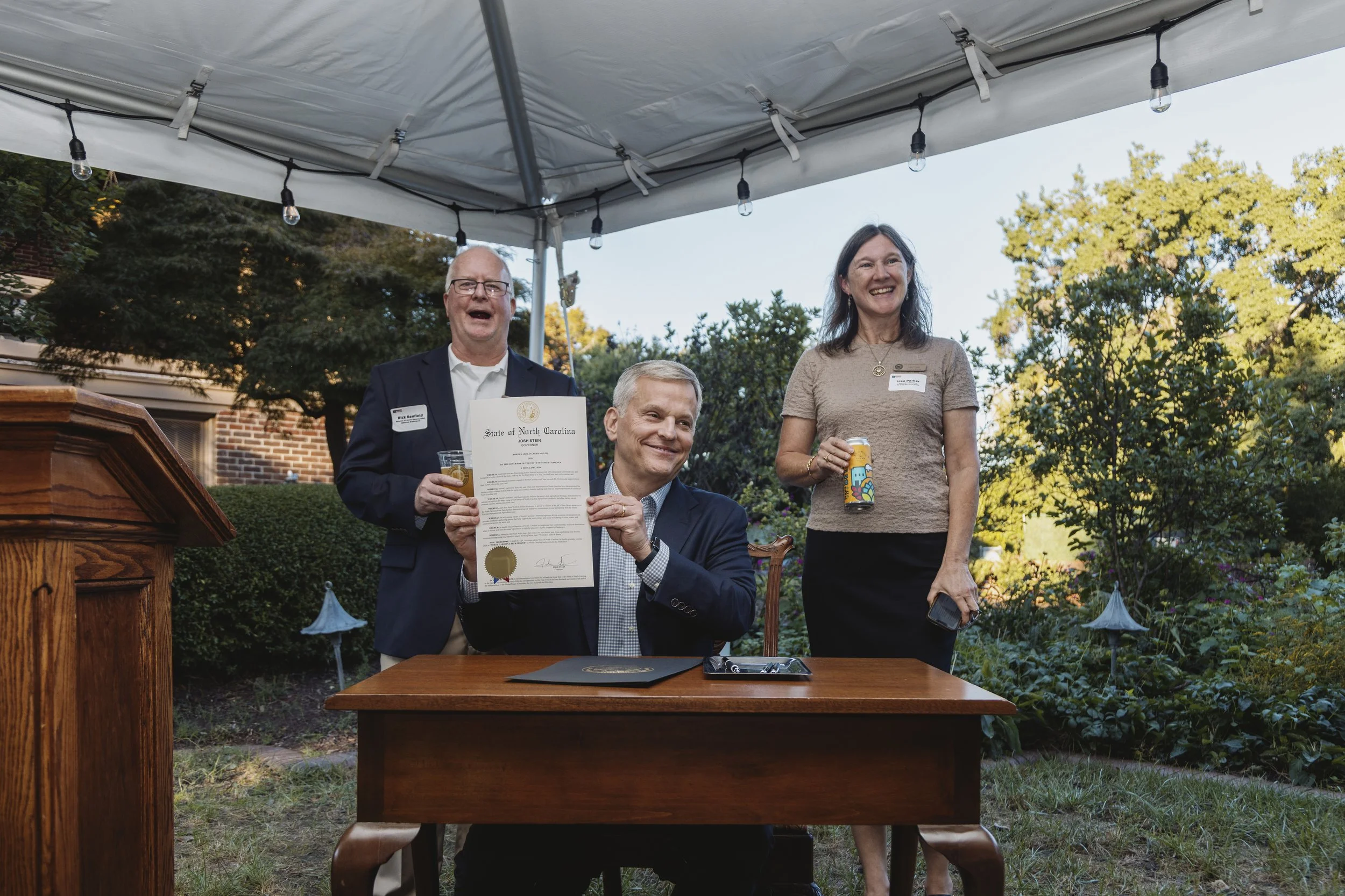 Governor Josh Stein Proclaims October 2026 as North Carolina Beer Month