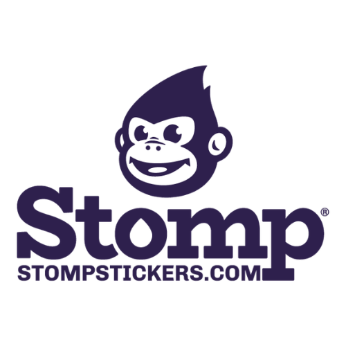 Stomp Sticker logo