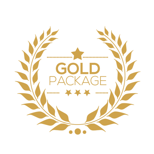 Gold Package (Half Payment by one client) (HST added at checkout)