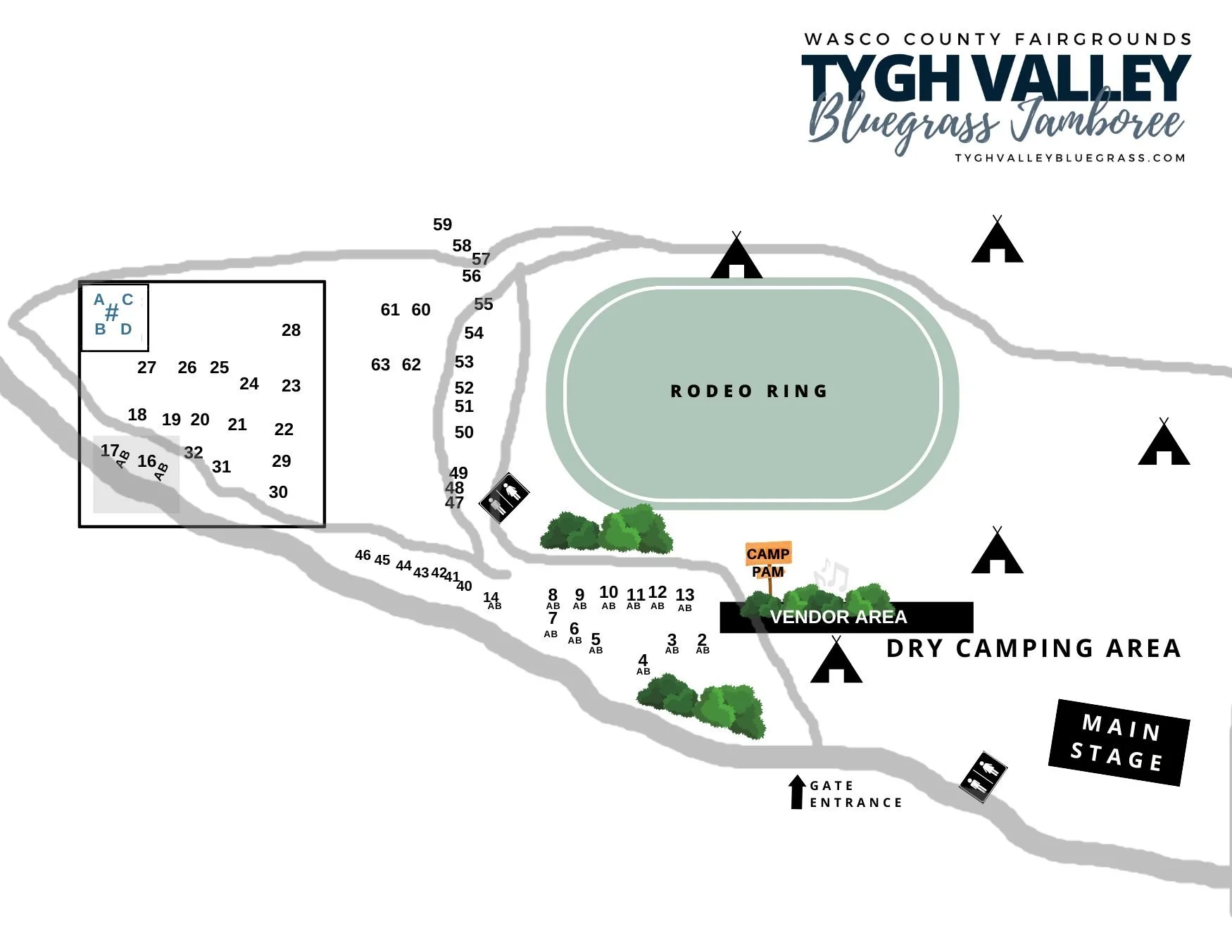 Line Up — Tygh Valley Bluegrass Jamboree