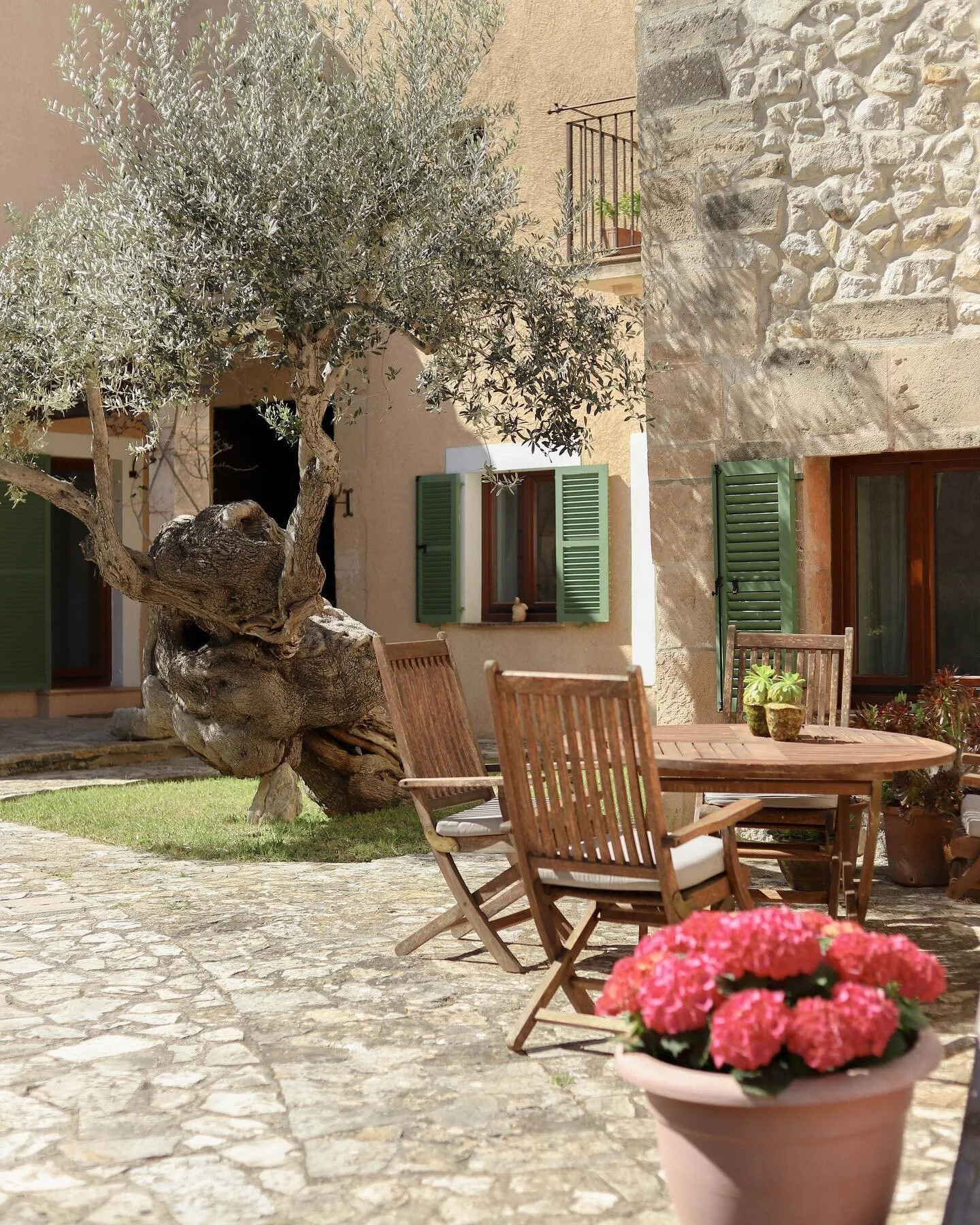 🌳Escape to paradise at Finca Can Guillo in Pollensa! Our charming villa is the perfect destination for those seeking a relaxing getaway. Take a break from the hustle and bustle of everyday life and immerse yourself in the serene beauty of our courty
