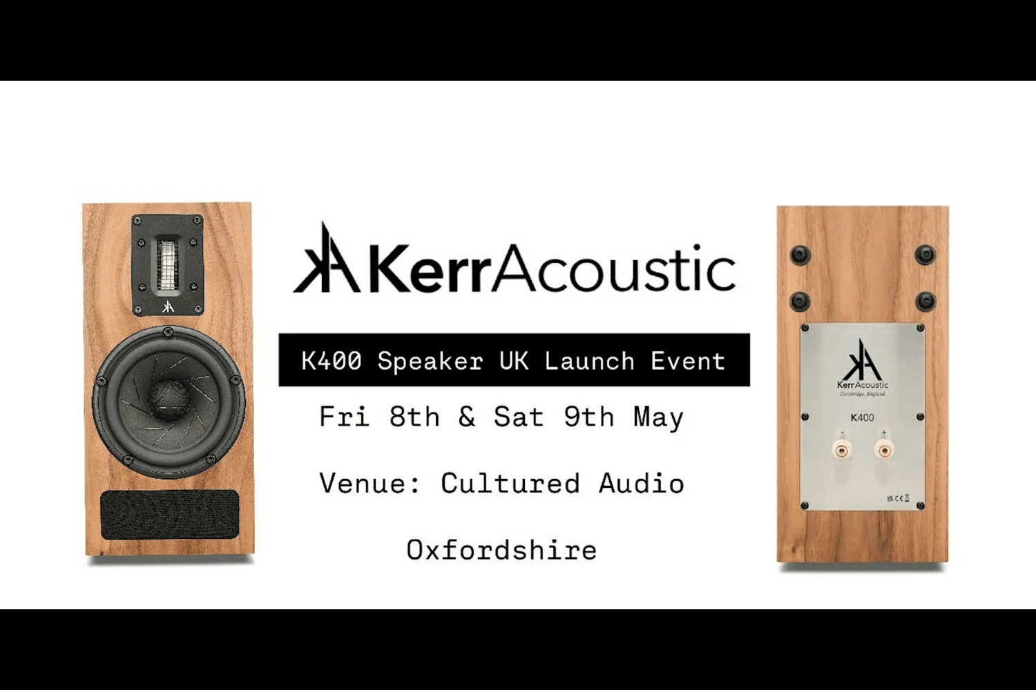 Kerr Acoustic K400 Official UK Launch -May 8th &amp; 9th