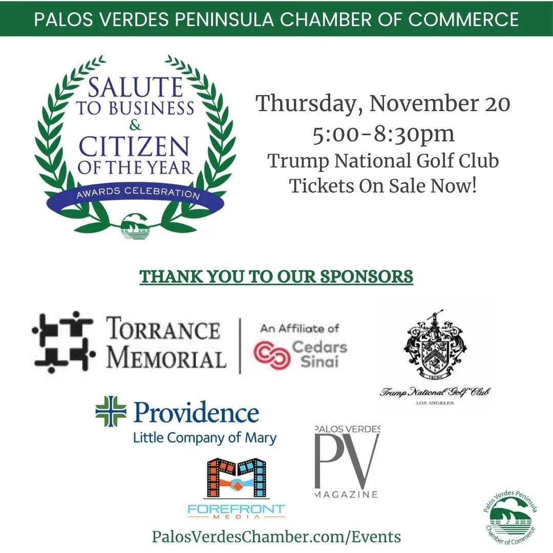 Supporting Local Excellence... A heartfelt thank-you to our event sponsors! Your partnership powers the Salute to Business & Citizen of the Year Awards and strengthens our Chamber’s mission to uplift local business.
👉Torrance Memorial Medi