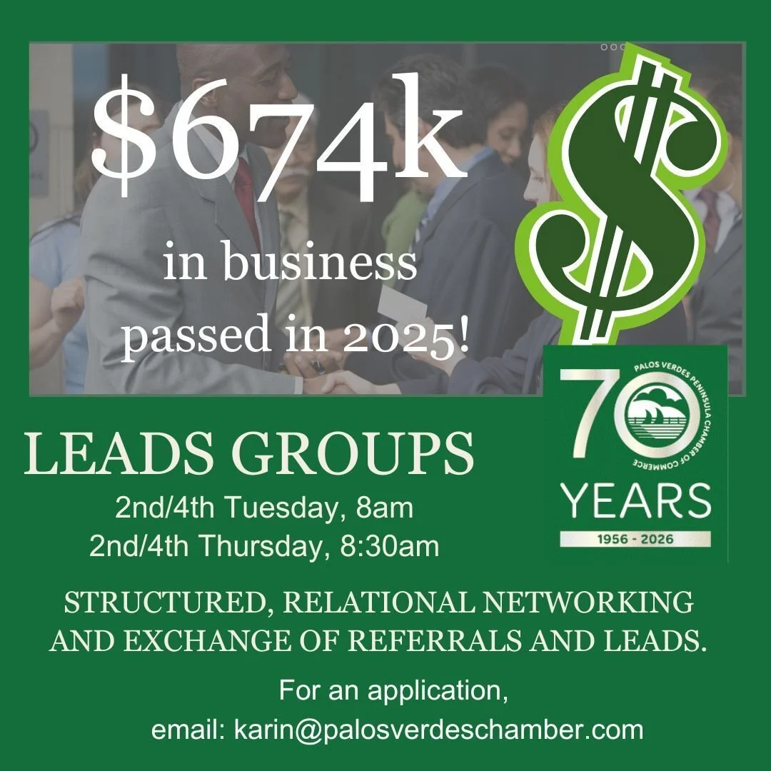 If you're ready to grow your business, now is the time to join our LEADS groups for 2026.

We have two groups &ndash; one on the second &amp; fourth Tuesdays at 8:00 am, and another on the second &amp; fourth Thursdays at 8:30 am.

For category-speci