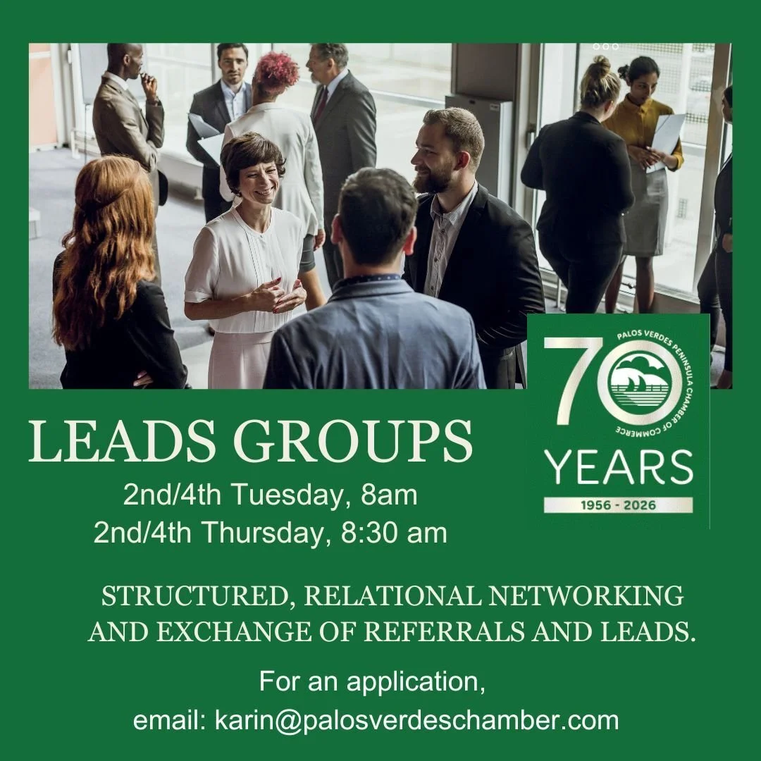 If you're ready to grow your business,  there is still time to join our LEADS groups for 2026.

We have two groups &ndash; one on the second &amp; fourth Tuesdays at 8:00 am, and another on the second &amp; fourth Thursdays at 8:30 am.

Next meetings