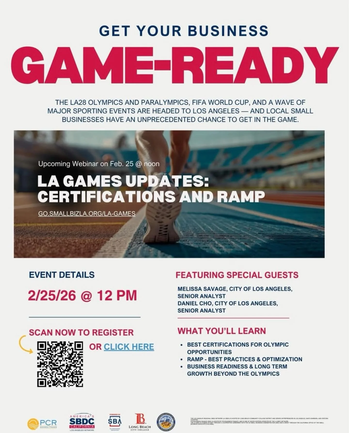 Looking to get in the game? Check out @centrosbdc and tomorrow's information session!
Registration link on their page!