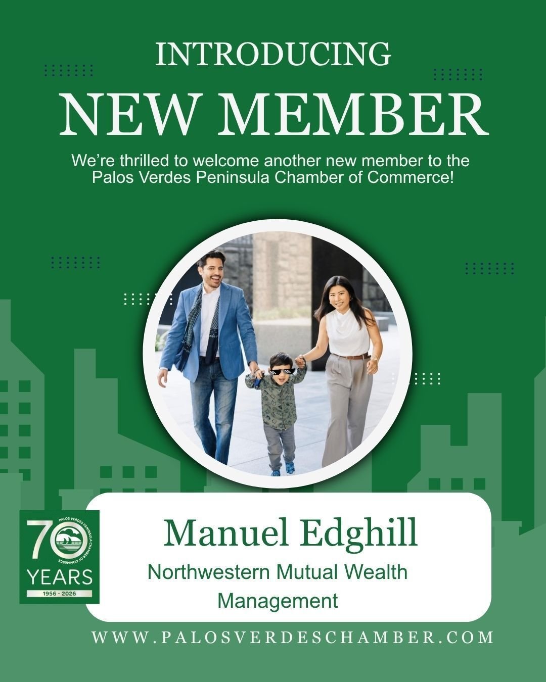 NEW MEMBER ALERT! We&rsquo;re excited to welcome Manuel Edghill of Northwestern Mutual Wealth Management as a new member of the Palos Verdes Peninsula Chamber of Commerce!

Manuel brings a unique perspective to the Chamber, often asking a simple but 