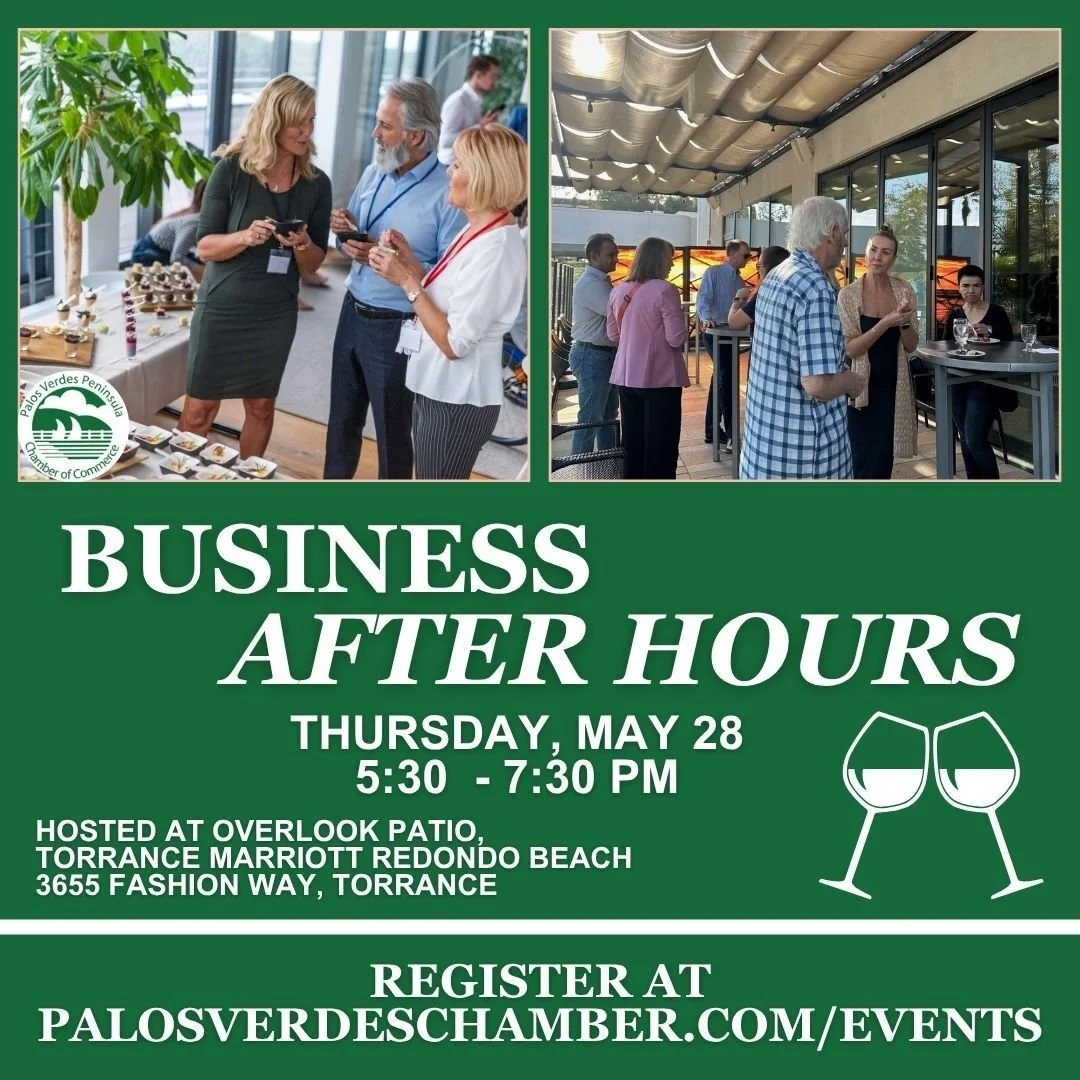 It's time for the Spring Business After Hours meets Conversations and Connections event at the Torrance Marriott&hellip;. These quarterly events hosted by our Young Professionals group encourage our members to network and meet one another by bringing