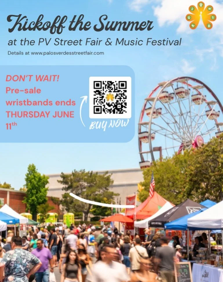 Wristband Presale!
Your wallet will thank you. 💸 Carnival wristbands are 30% off right now &mdash; but only through June 11. Unlimited rides all day for less. Grab yours before the price goes up &mdash; link in bio. #PVStreetFair #CarnivalRides #Pal