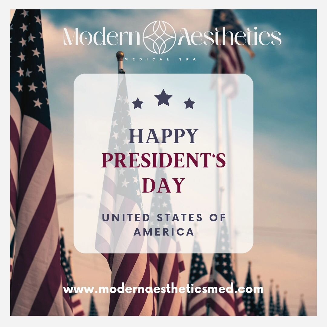 Happy President's Day 🇺🇸 from Modern Aesthetics Medical Spa

#presidentsday #medspa #medicalspa #modernaesthetics