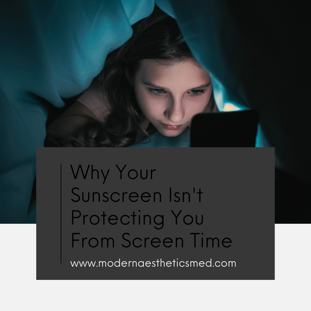 Why Your Sunscreen Isn't Protecting You From Screen Time