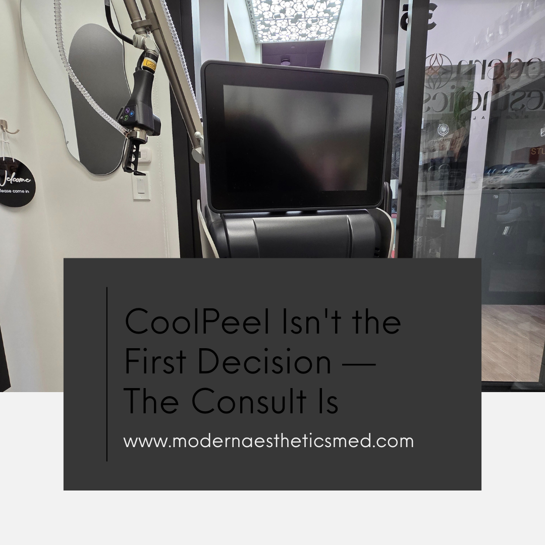 CoolPeel Isn't the First Decision — The Consult Is