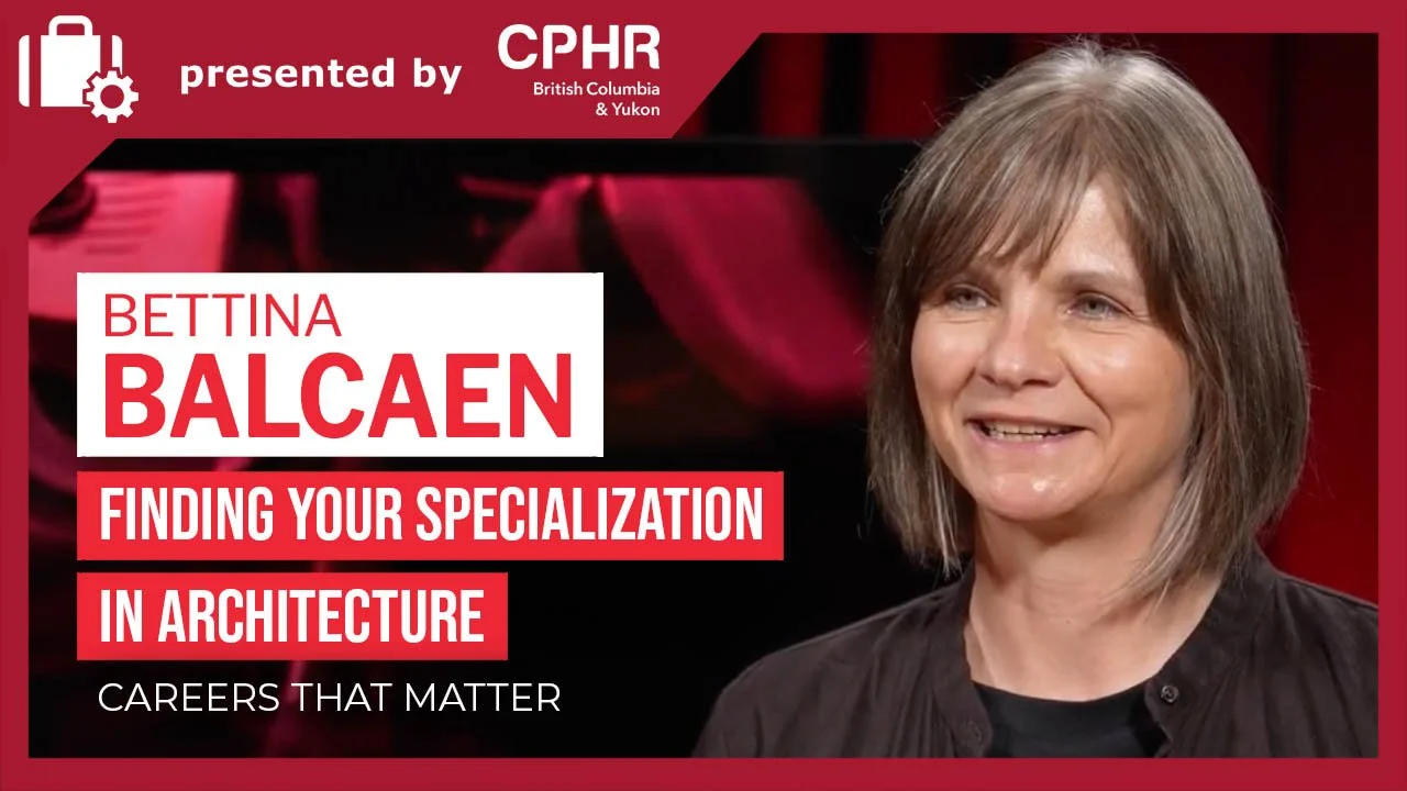 Finding your specialization in architecture