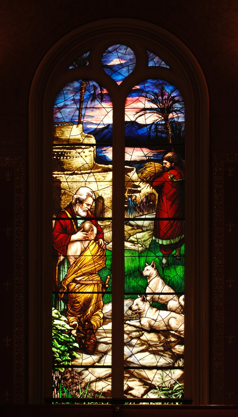 Stained Glass Window The Prodigal Son — Marble Collegiate Church