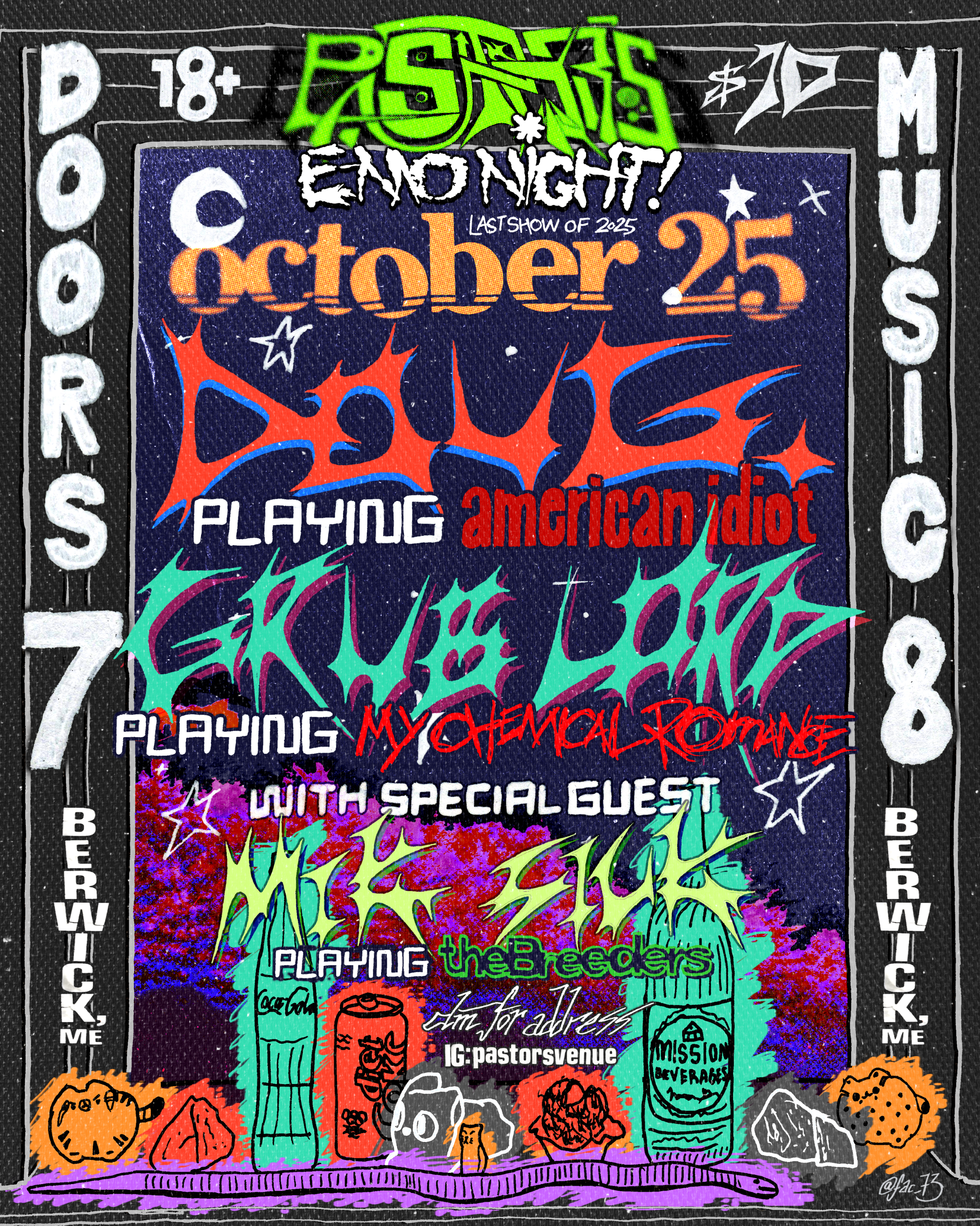 Pastor's: Mik Sick, doug., Grub Lord