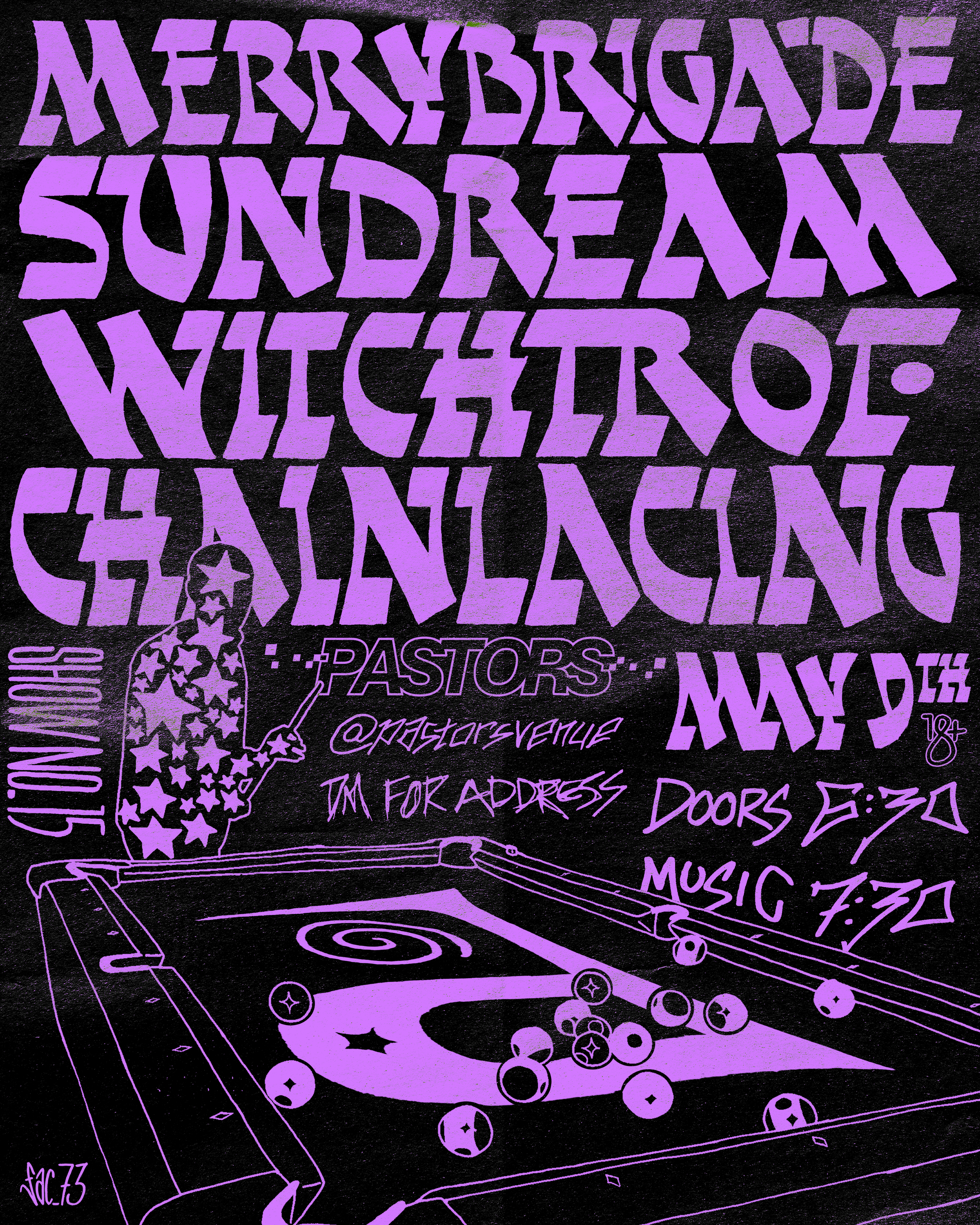 Pastor's: Merry Brigade, sundream, WitchTrot, Chainlacing (V3)