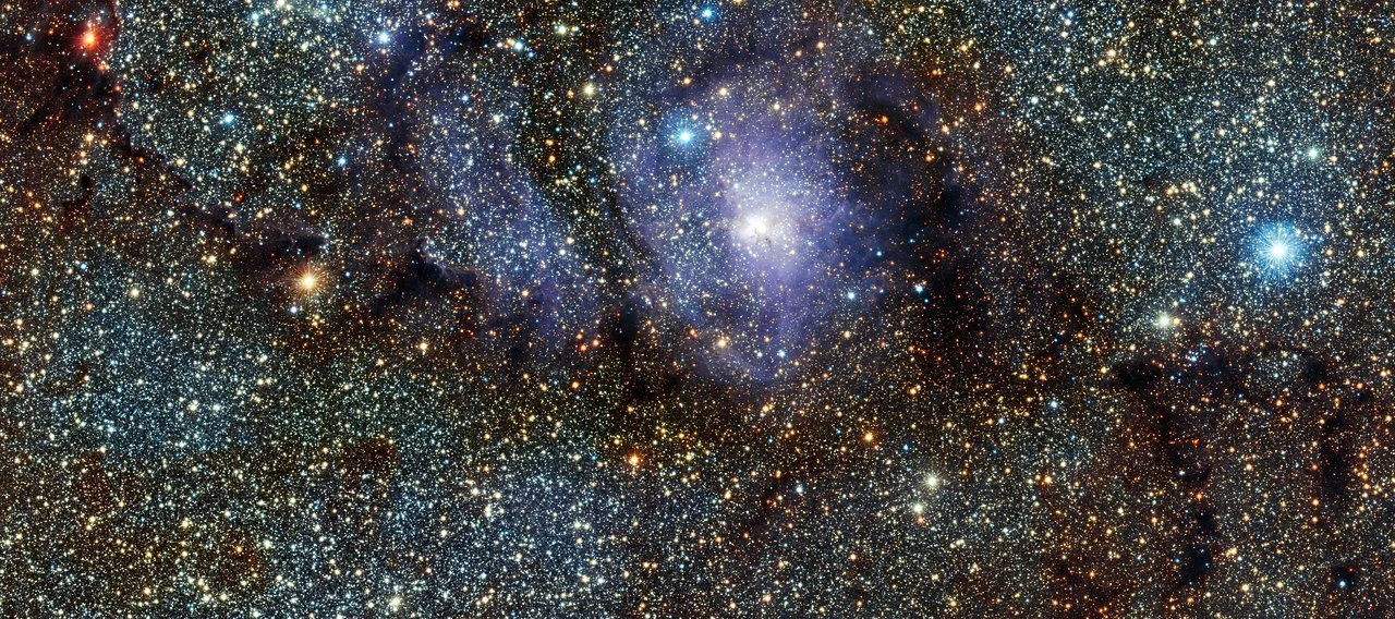 VISTA's infrared view of the Lagoon Nebula (Messier 8).
Image Credit: ESO/VVV, Cambridge Astronomical Survey Unit