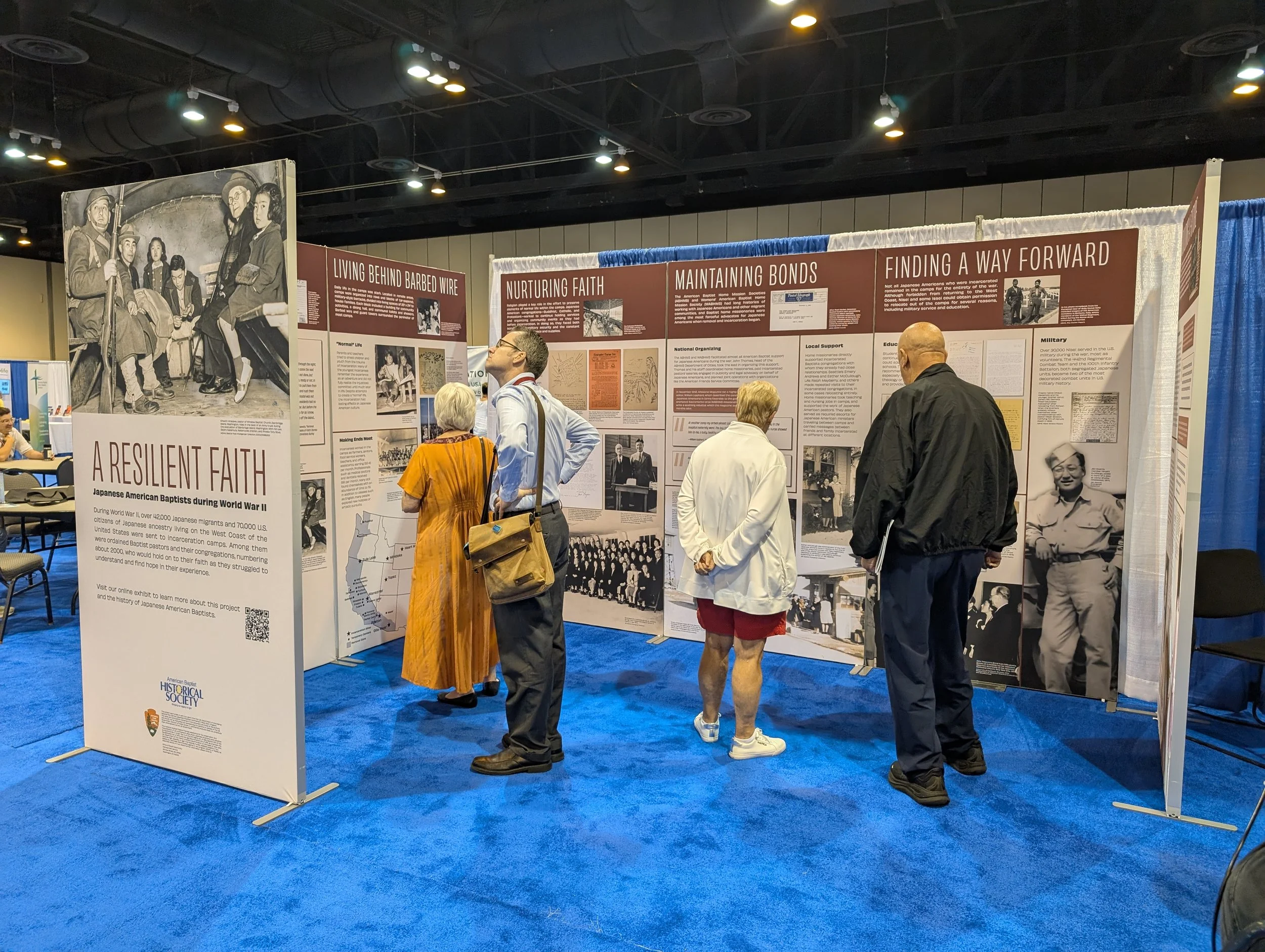 A Resilient Faith exhibit opening at the 2025 American Baptist Churches USA Biennial Mission Summit in Omaha, NE.
Image Credit: American Baptist Historical Society