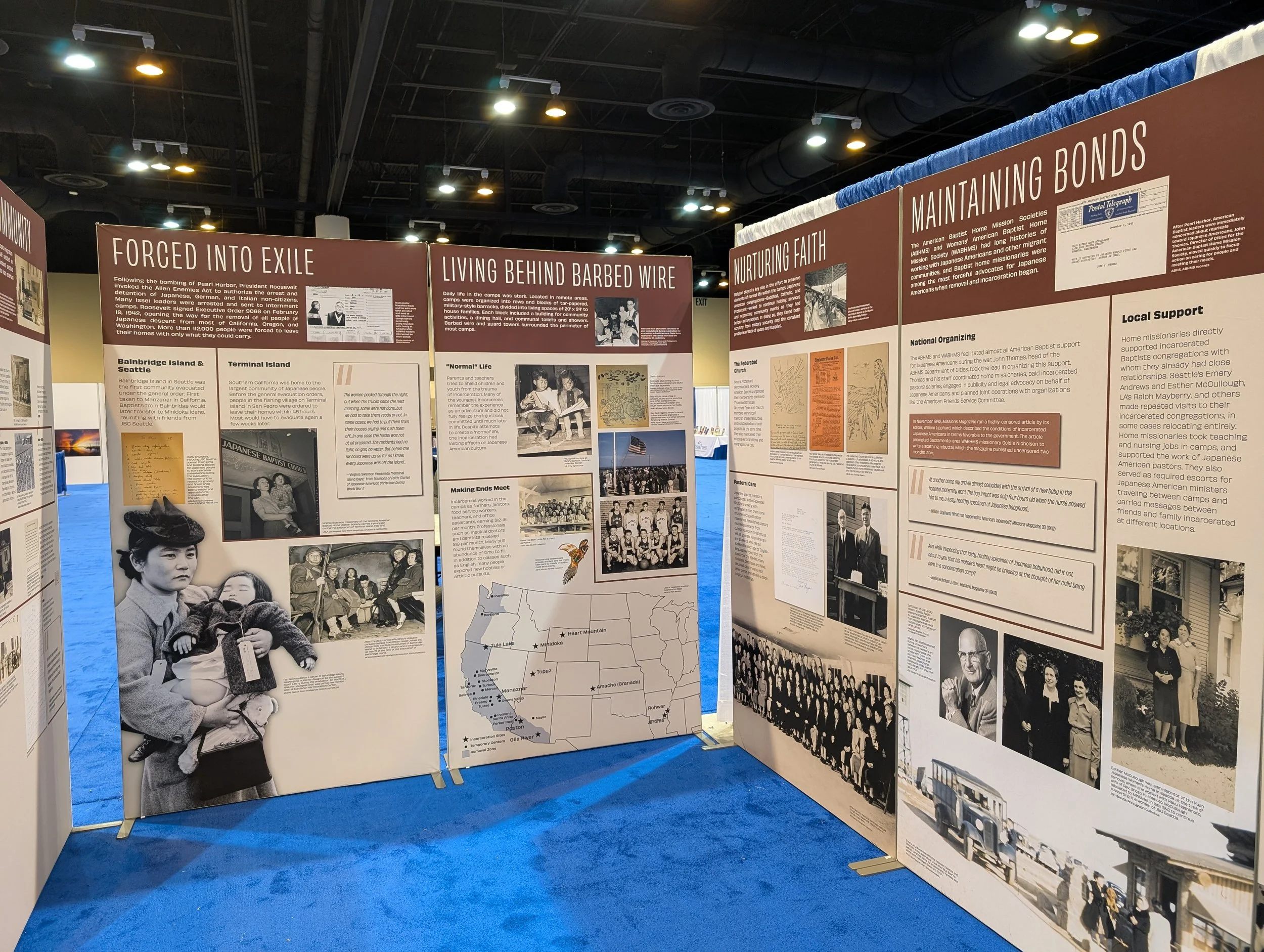 A Resilient Faith exhibit opening at the 2025 American Baptist Churches USA Biennial Mission Summit in Omaha, NE.
Image Credit: American Baptist Historical Society