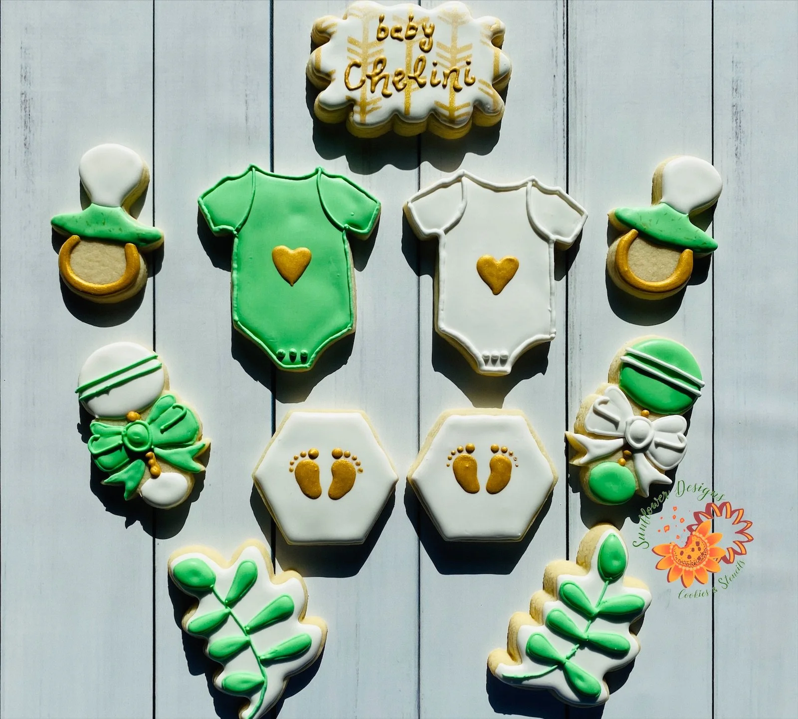 Welcome Baby Decorated Sugar Cookie Set
