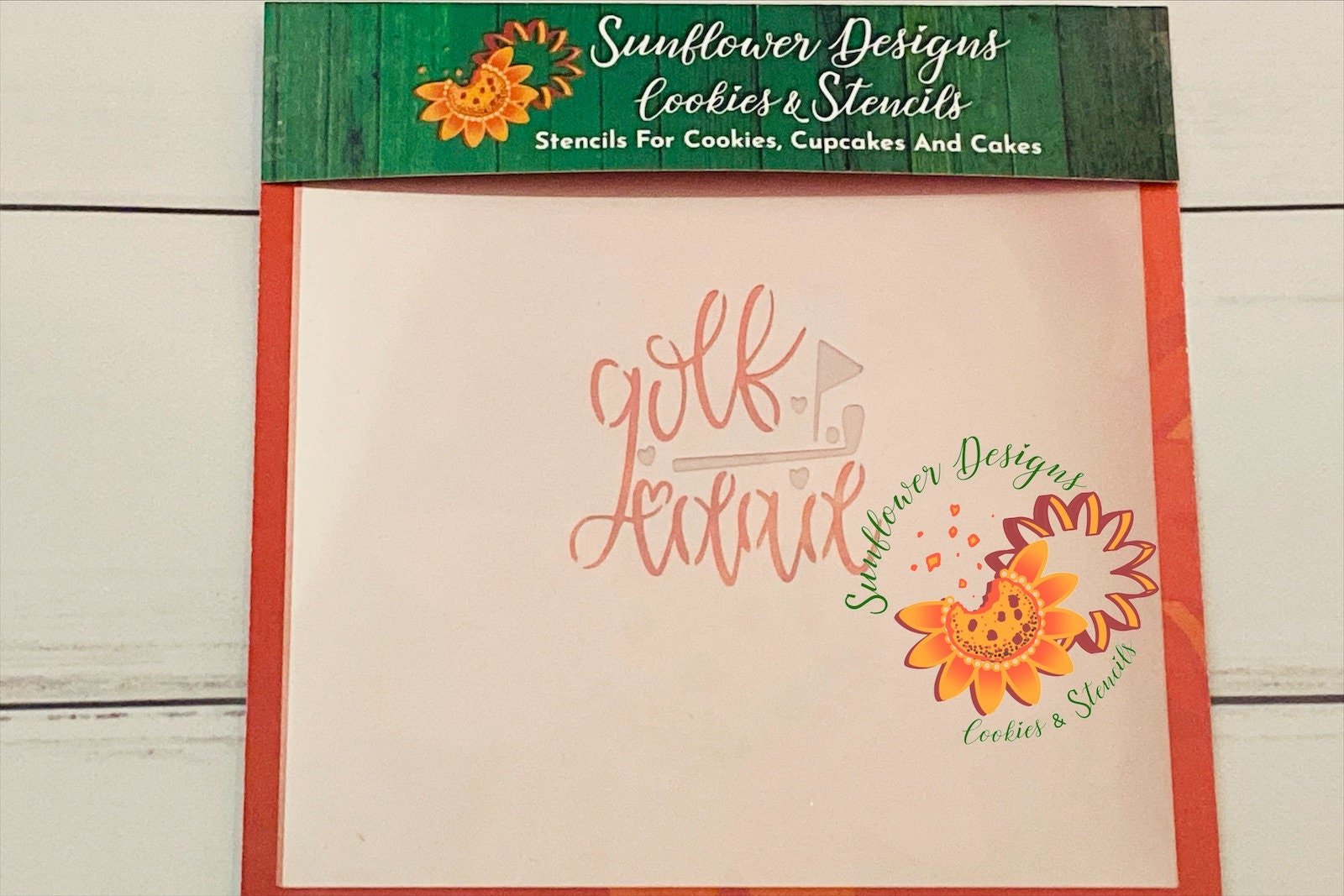 golf dad 1 or 2-part Stencils