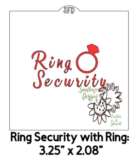 Ring Cookie Cutter & Stencil Set Option