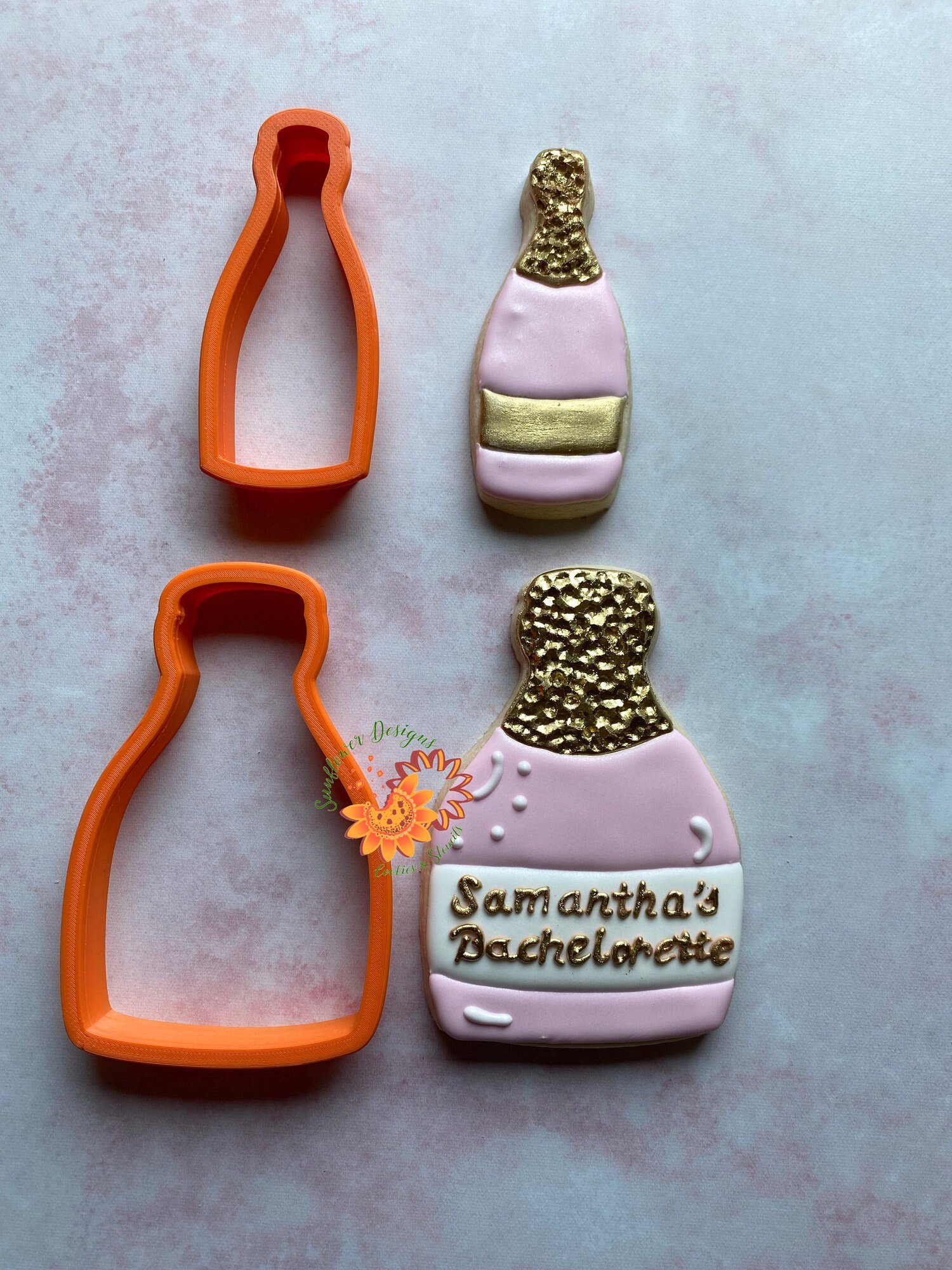 Champagne Bottle Cookie Cutter