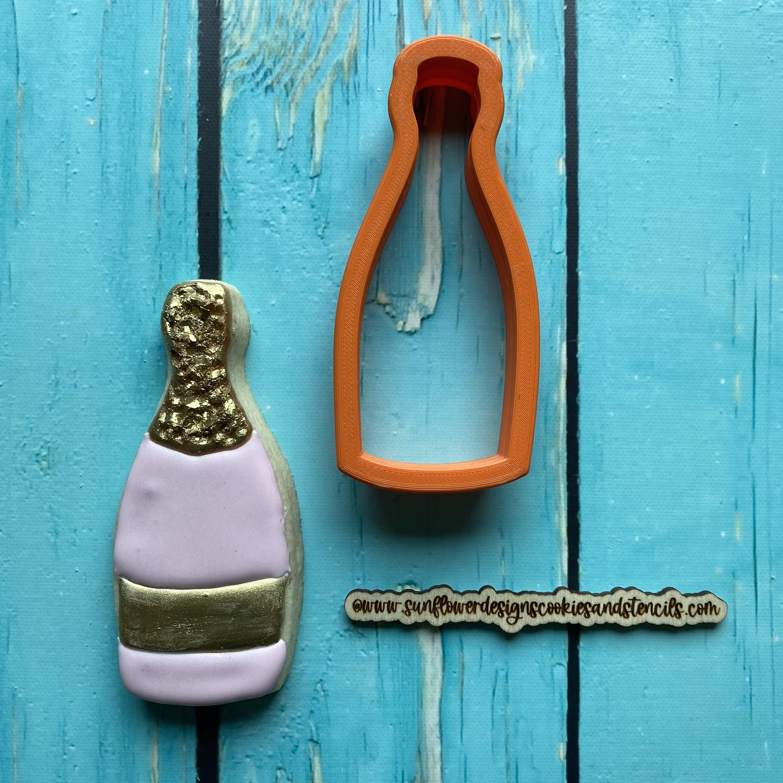 Champagne Bottle Cookie Cutters