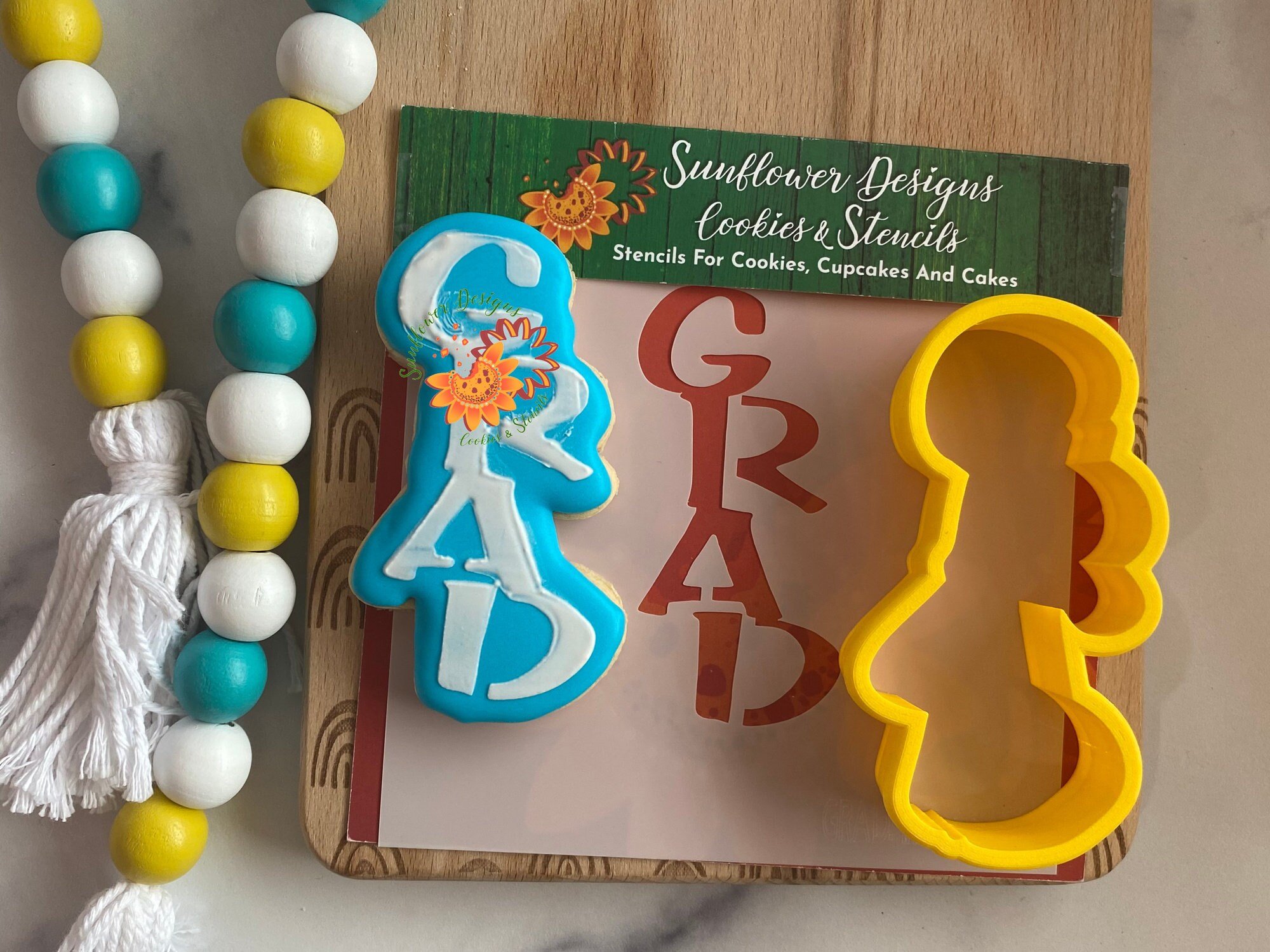 GRAD Stencil & Cookie Cutter