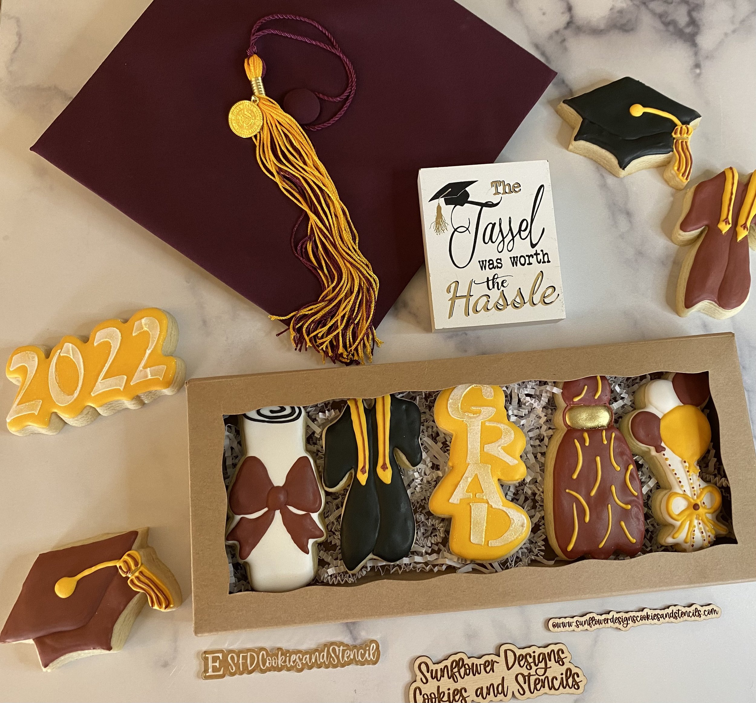 Grad Gown Cookie Cutter