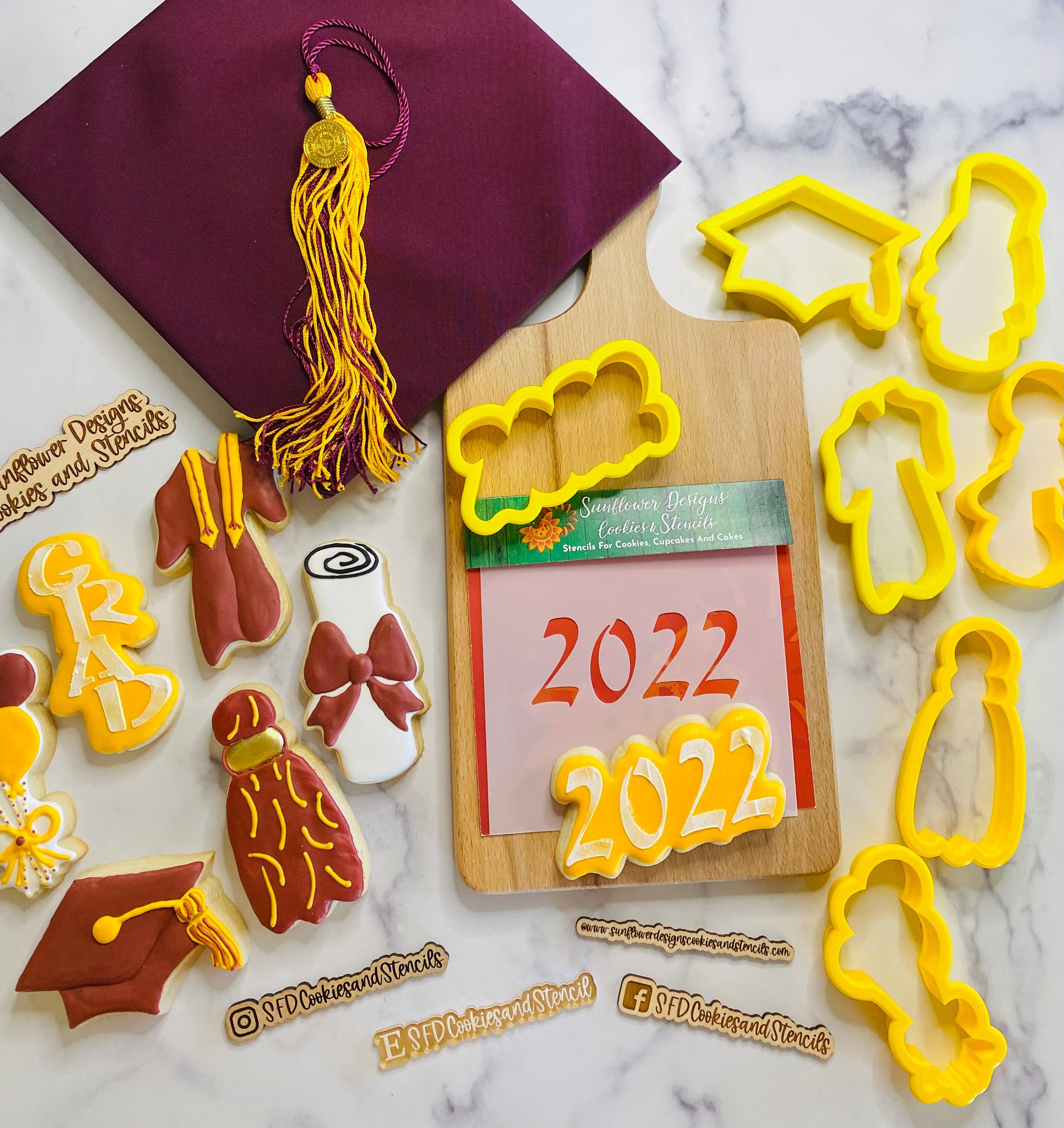 Graduation Cap Cookie Cutters