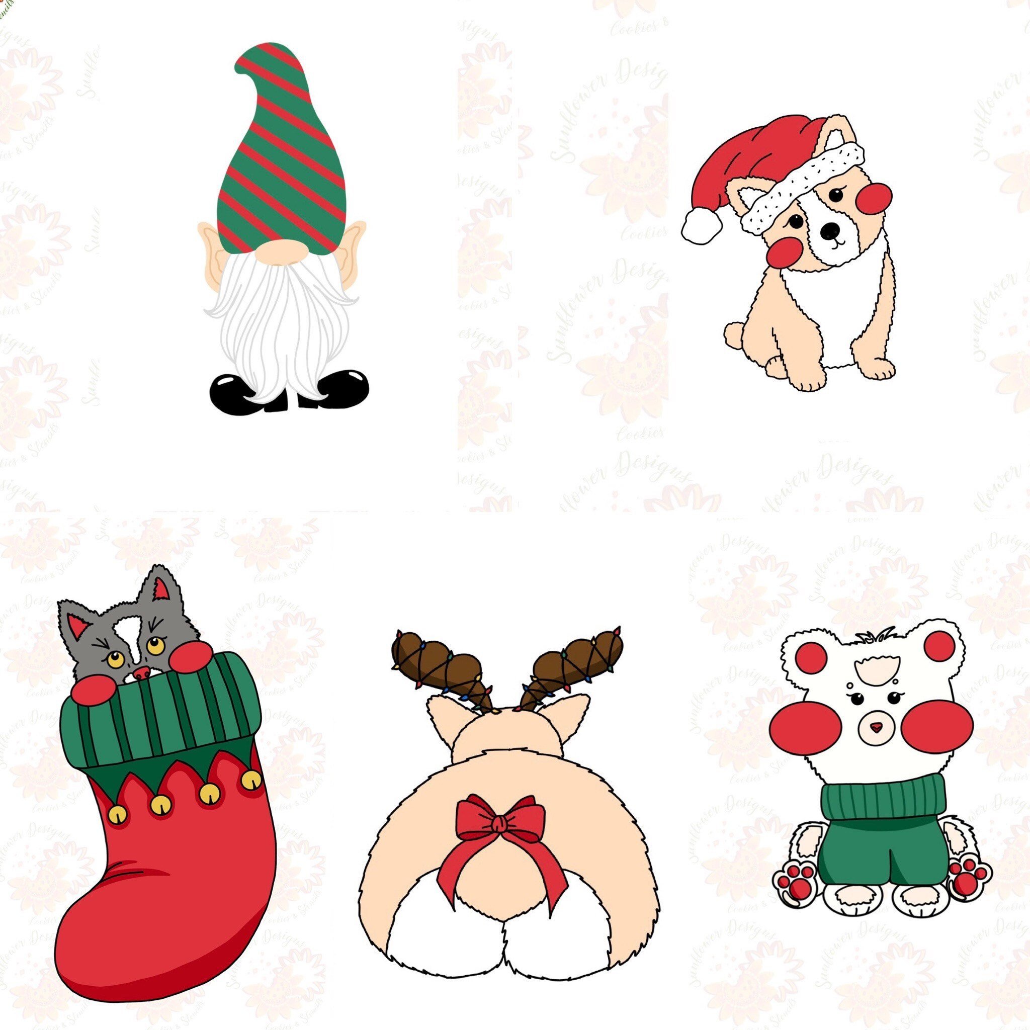 Gift For You "A Reindeer Corgi Butt" Cookie Cutter