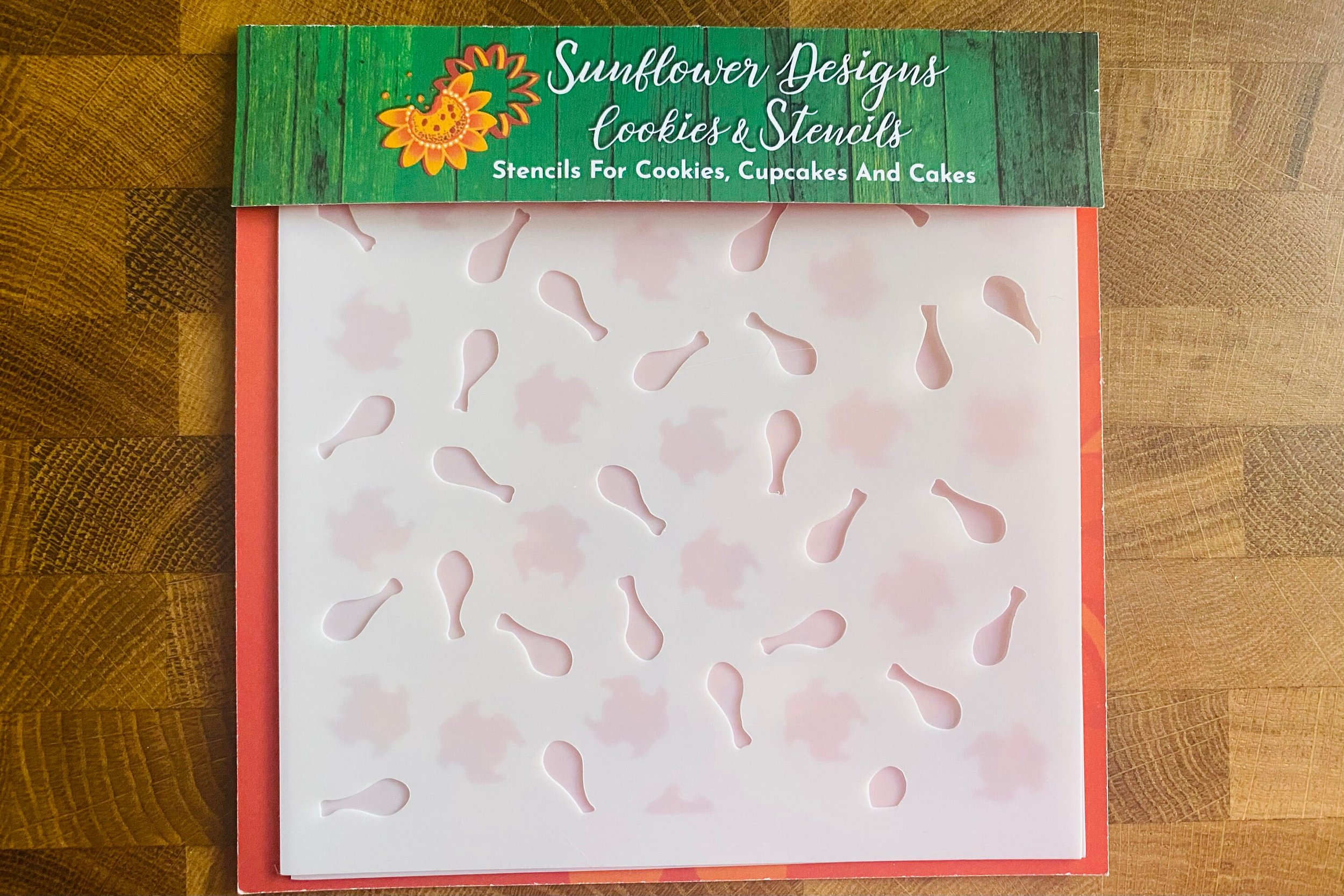 Thanksgiving Turkey and Drumstick 2-Part Stencils