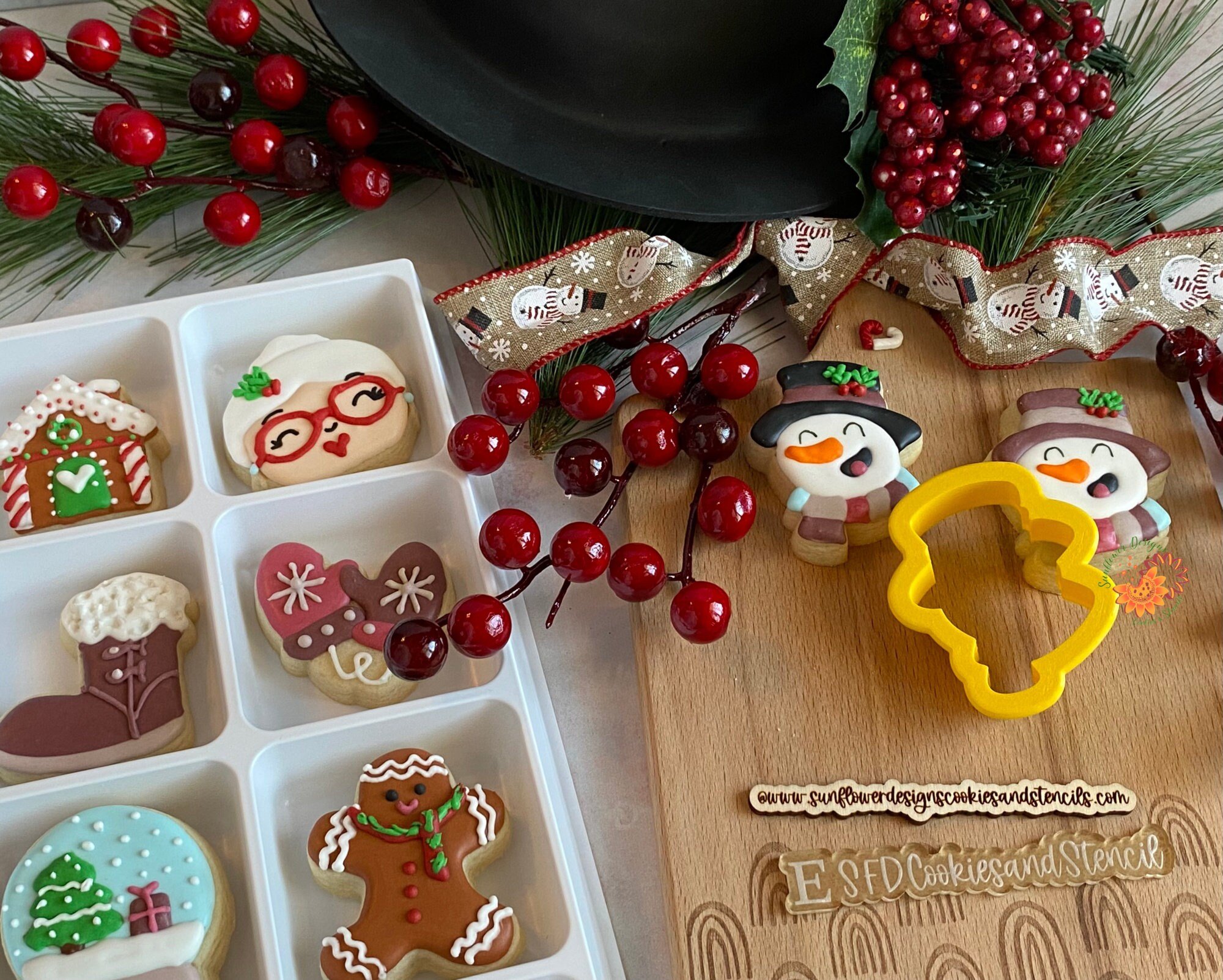 Snowman Face Cookie Cutters
