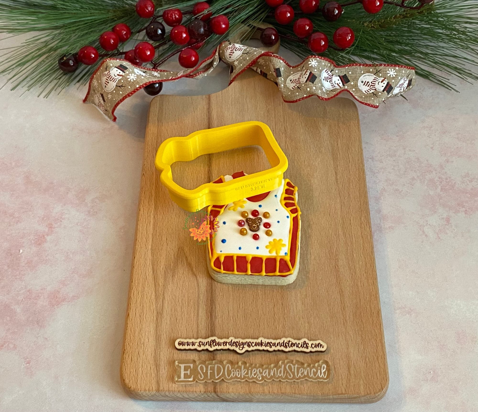 Sweater Vest Cookie Cutters