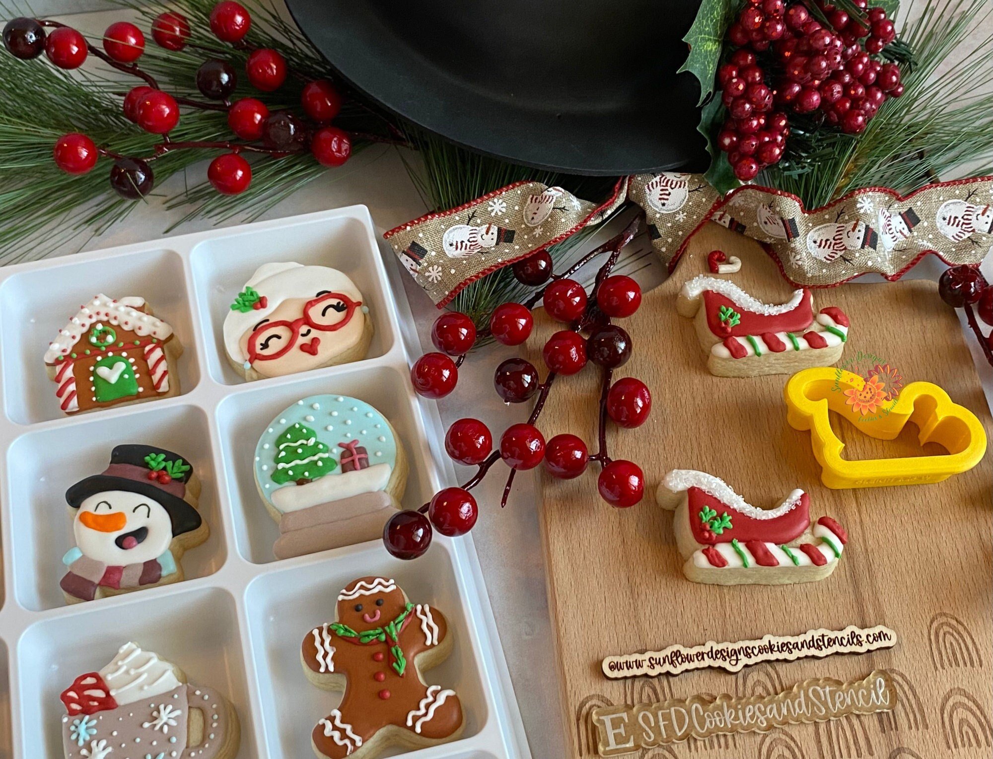 Santa’s Sleigh Cookie Cutter